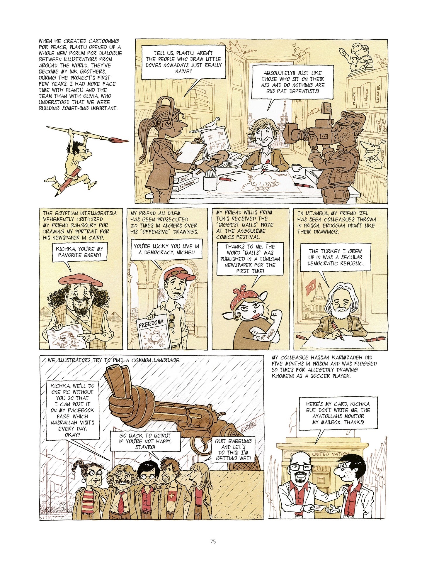 Read online Falafel With Hot Sauce comic -  Issue # TPB - 77