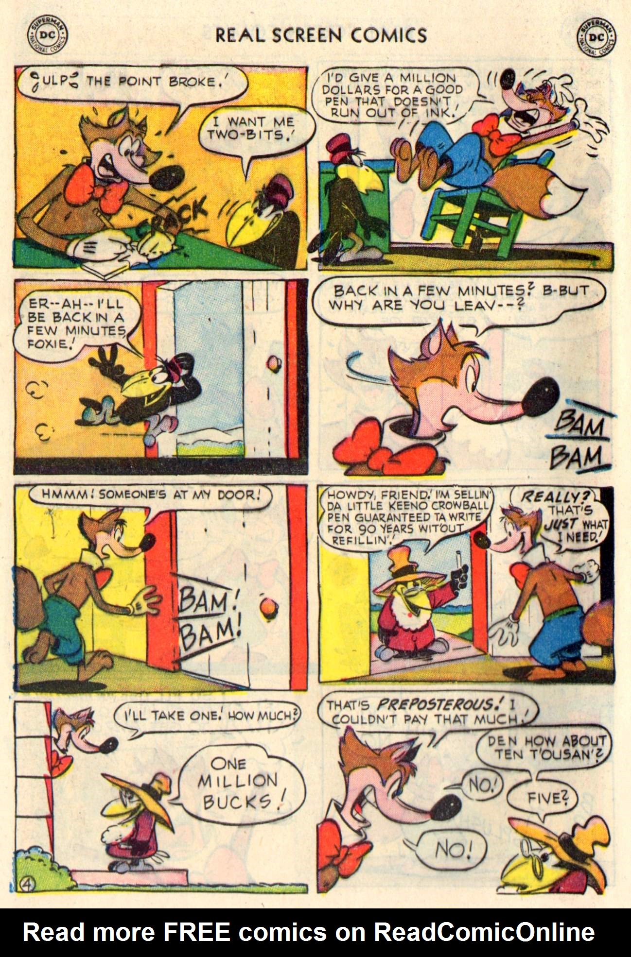 Read online Real Screen Comics comic -  Issue #68 - 32