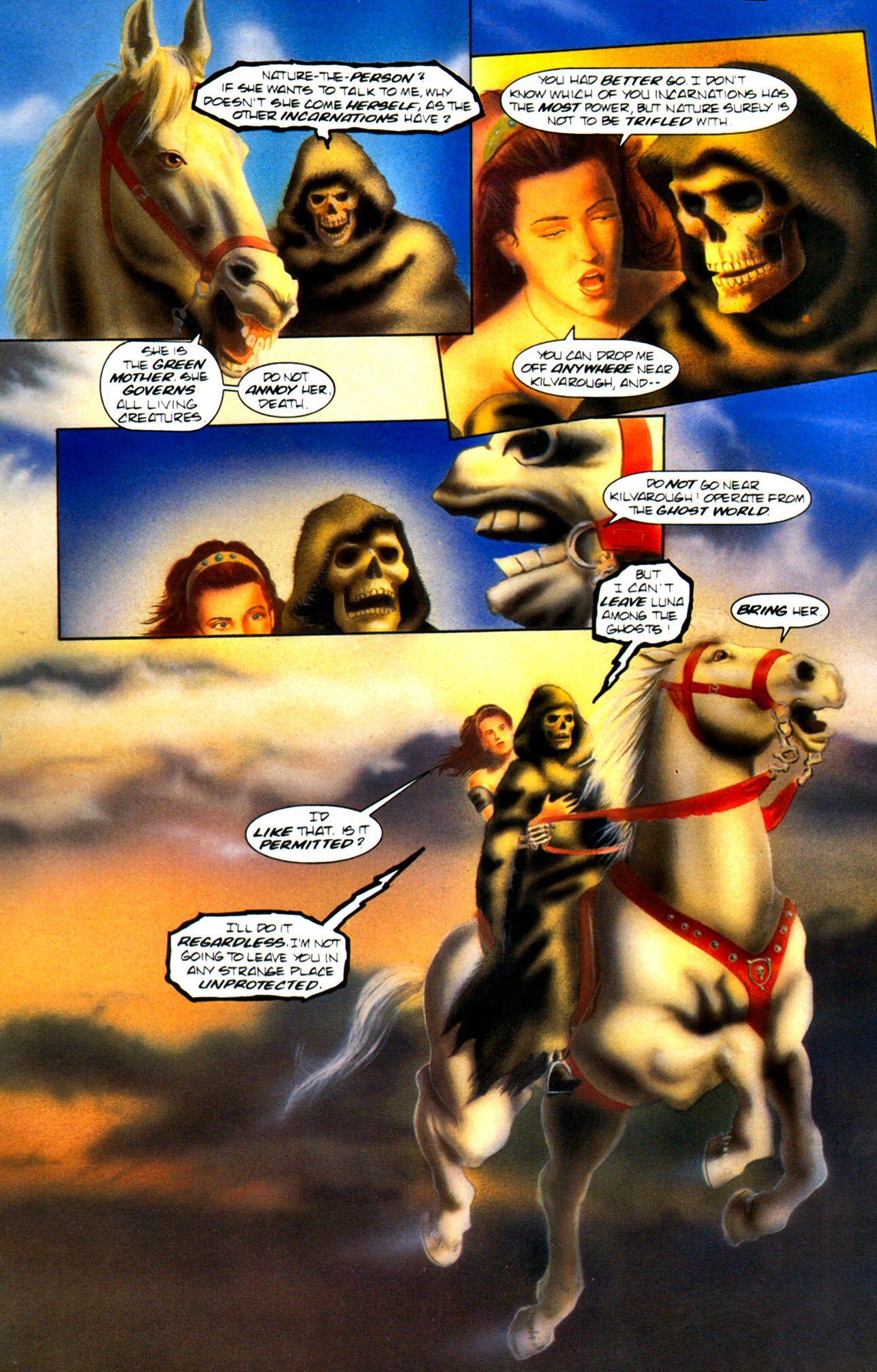 Read online Piers Anthony's Incarnations of Immortality: On A Pale Horse comic -  Issue #4 - 27