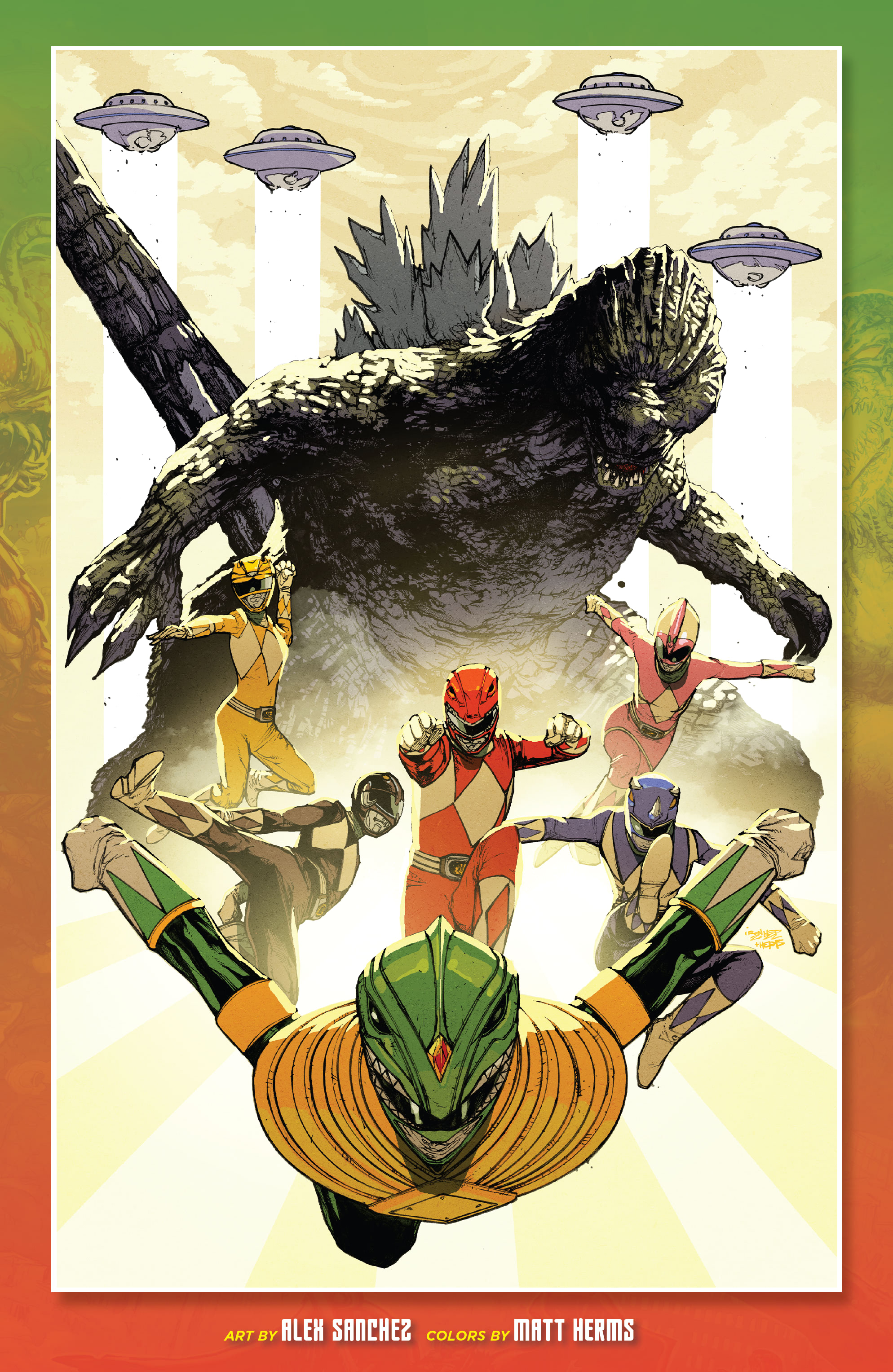 Read online Godzilla vs. The Mighty Morphin Power Rangers comic -  Issue #5 - 22