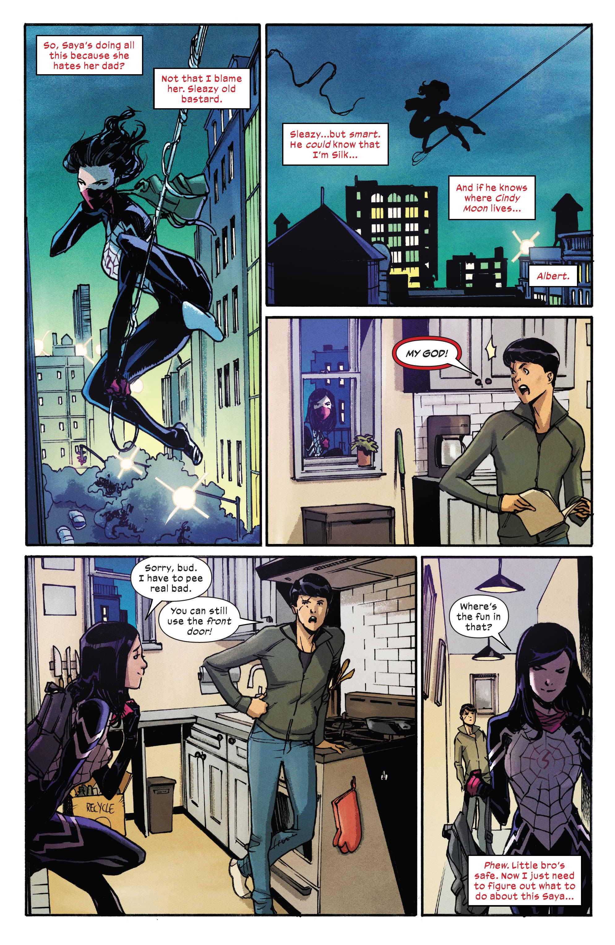 Read online Silk (2021) comic -  Issue #4 - 21