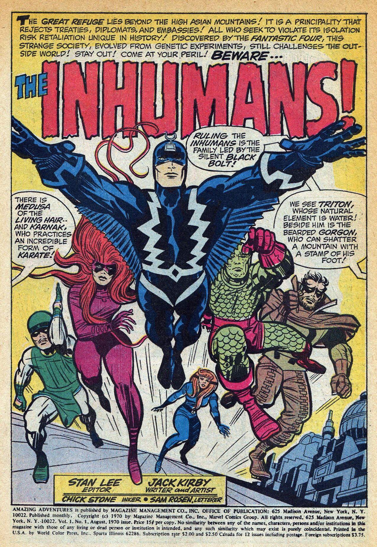 Read online Amazing Adventures (1970) comic -  Issue #1 - 3
