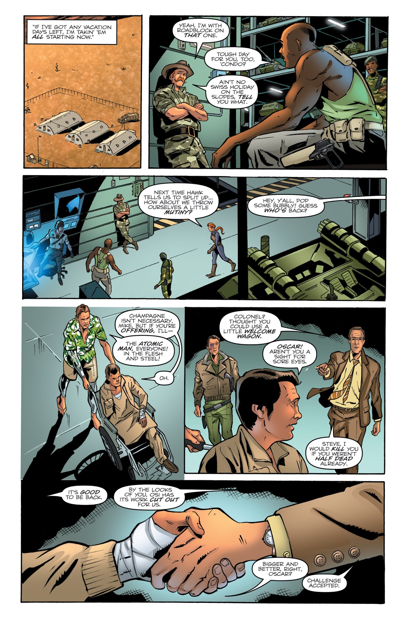 Read online G.I. Joe: A Real American Hero vs. the Six Million Dollar Man comic -  Issue #4 - 21