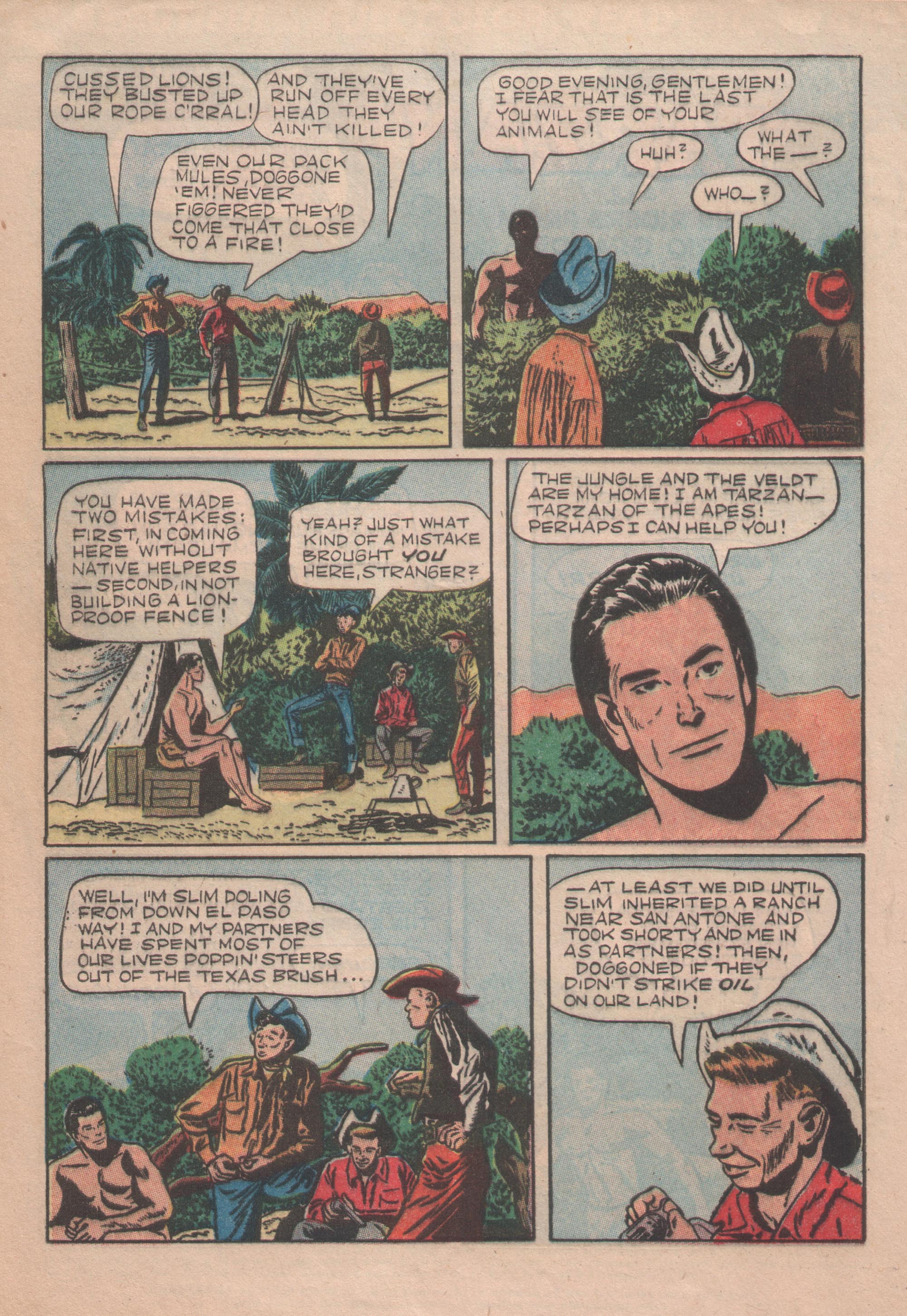 Read online Tarzan (1948) comic -  Issue #33 - 4