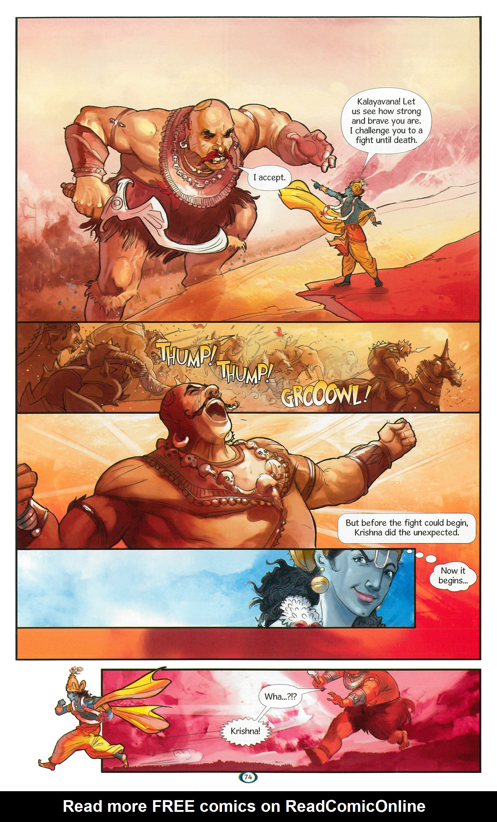 Read online Krishna: Defender of Dharma comic -  Issue # TPB (Part 1) - 76