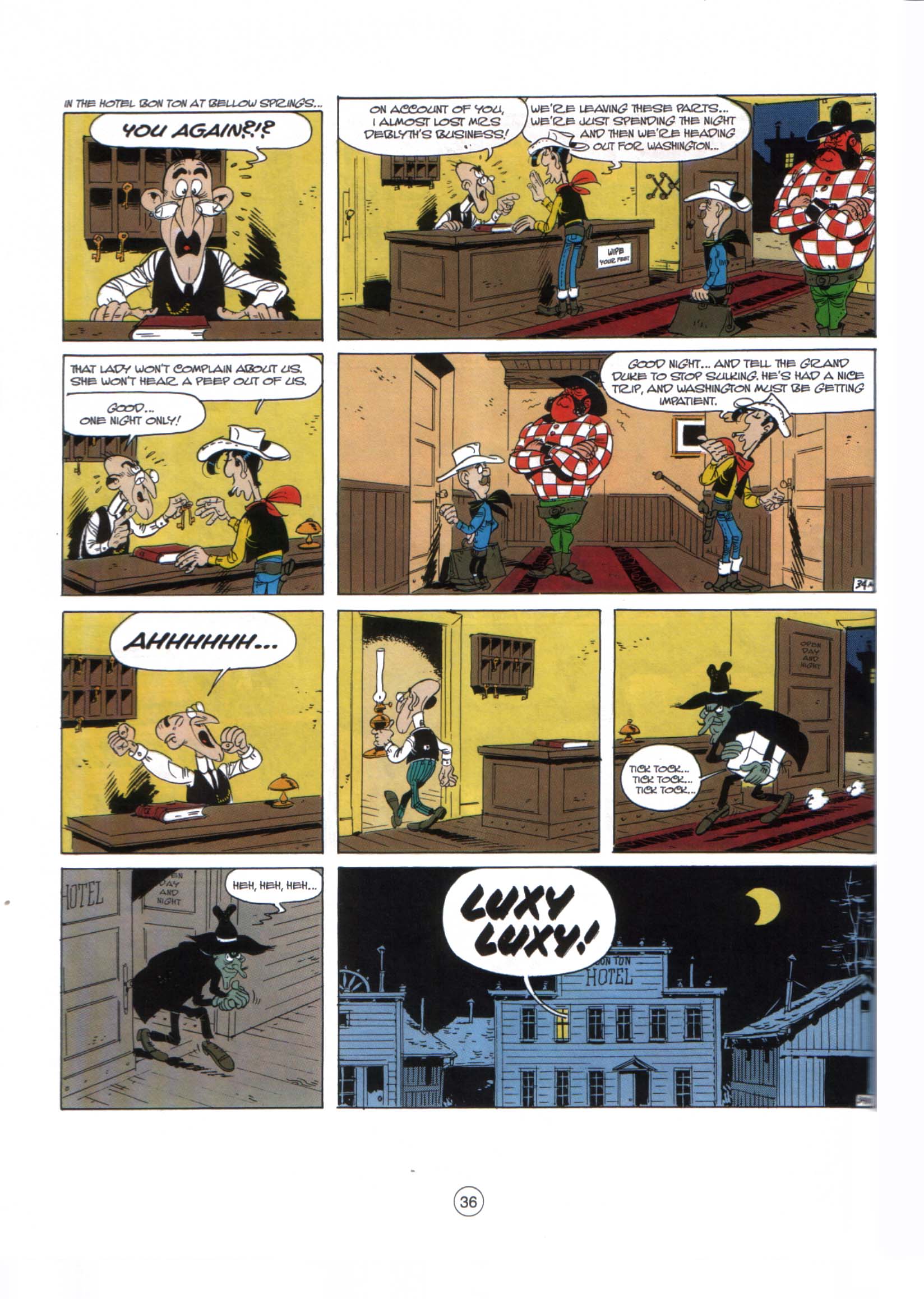 Read online A Lucky Luke Adventure comic -  Issue #29 - 35