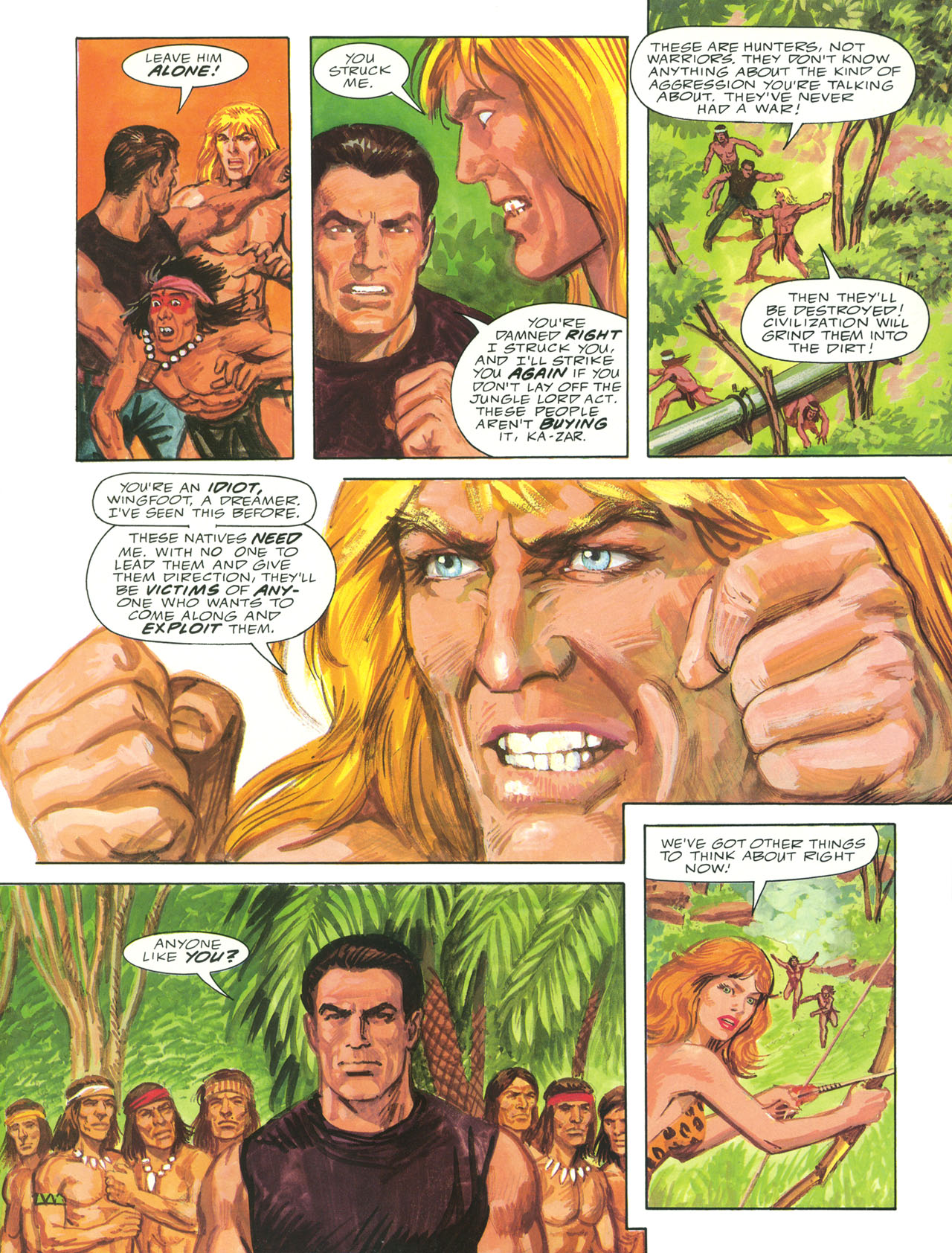 Read online Marvel Graphic Novel comic -  Issue #62 - Ka-Zar - Guns of the Savage Land - 39