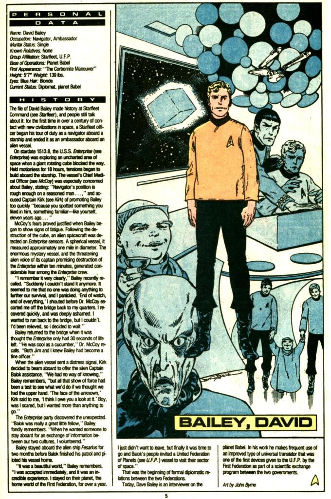 Read online Who's Who in Star Trek comic -  Issue #1 - 7
