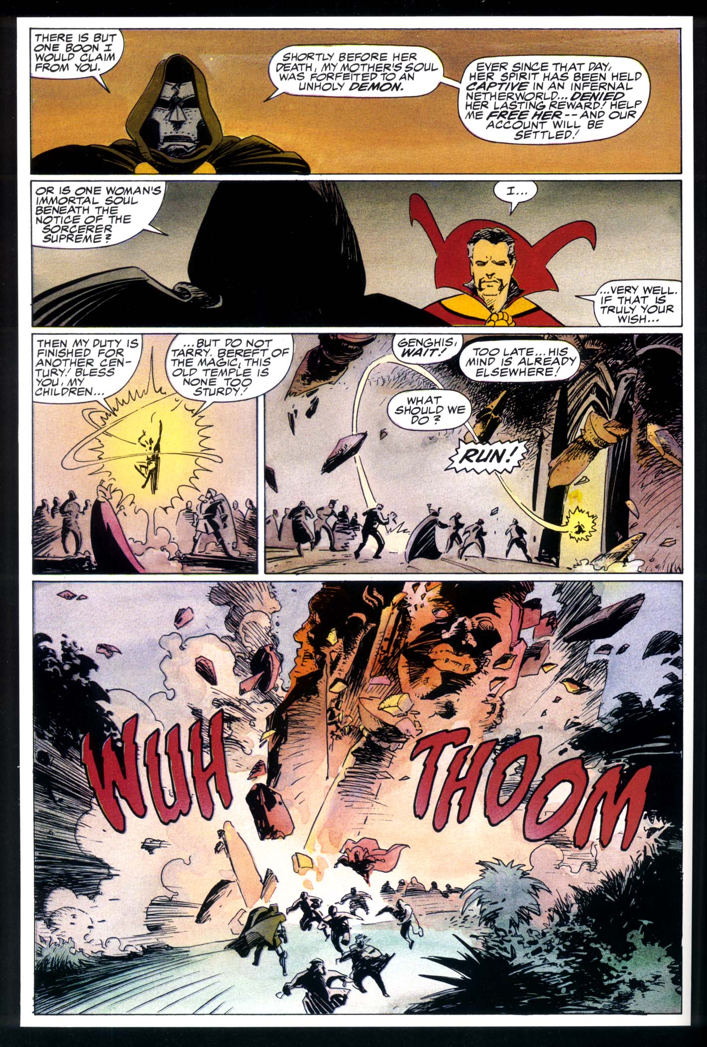 Read online Marvel Graphic Novel comic -  Issue #49 - Doctor Strange & Doctor Doom - Triumph & Torment - 29