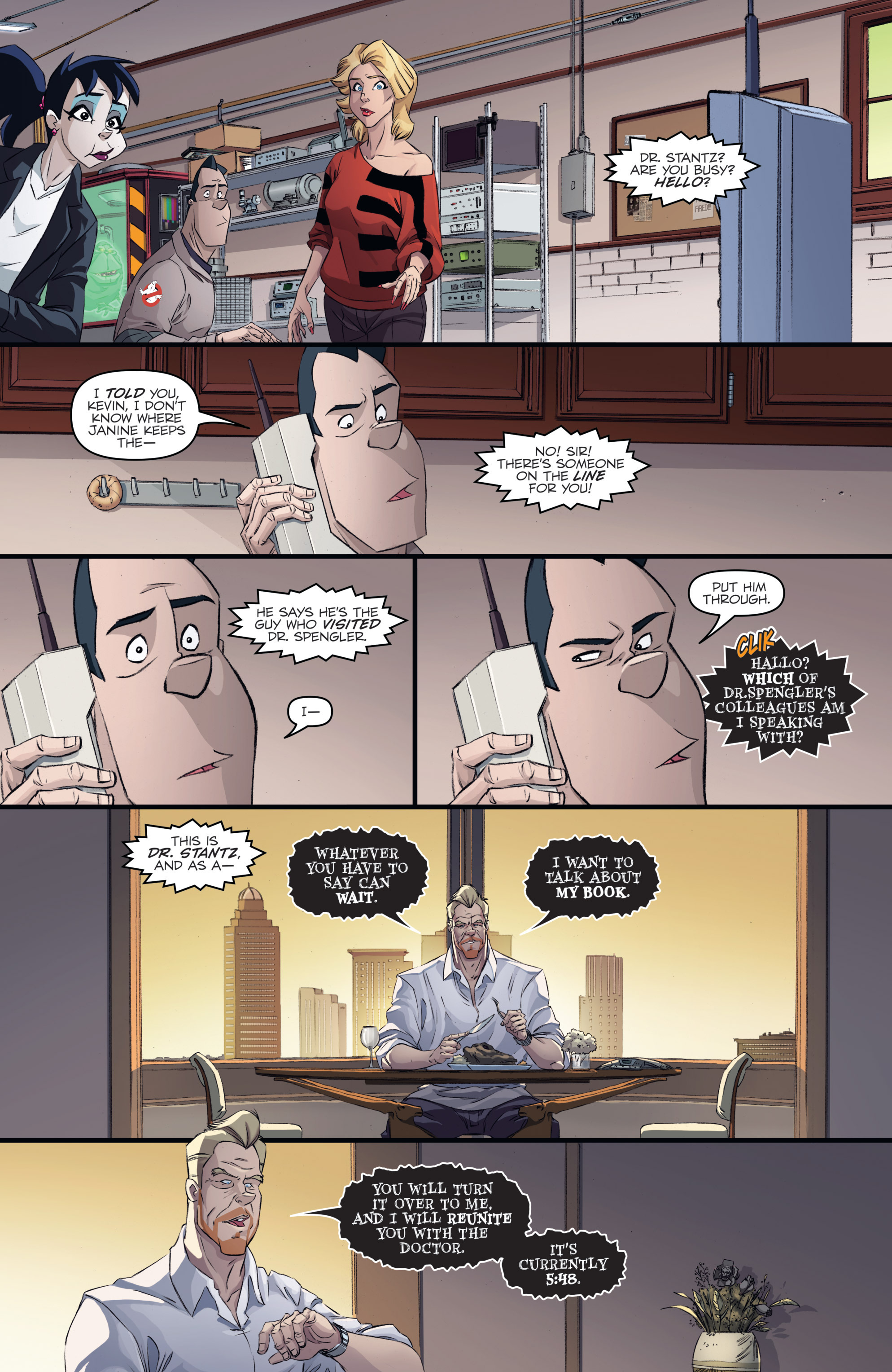 Read online Ghostbusters: International comic -  Issue #10 - 22