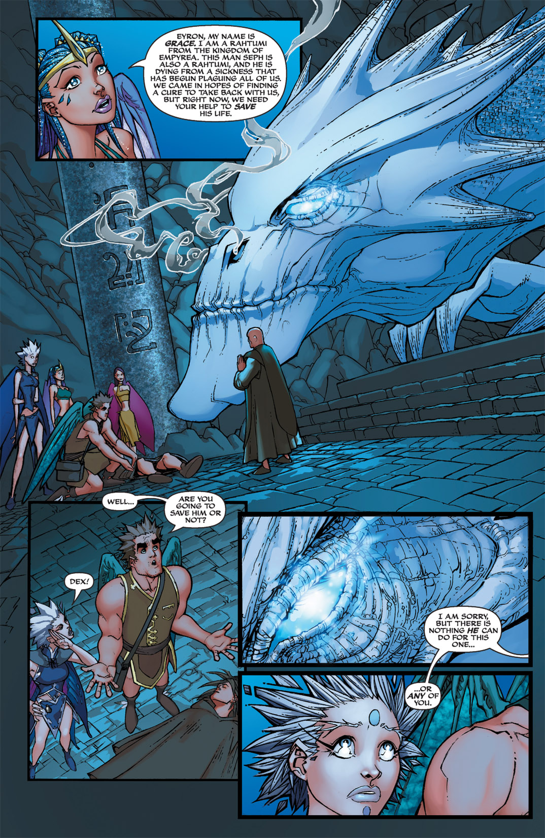 Read online Michael Turner's Soulfire: Dying Of The Light comic -  Issue # _TPB - 81