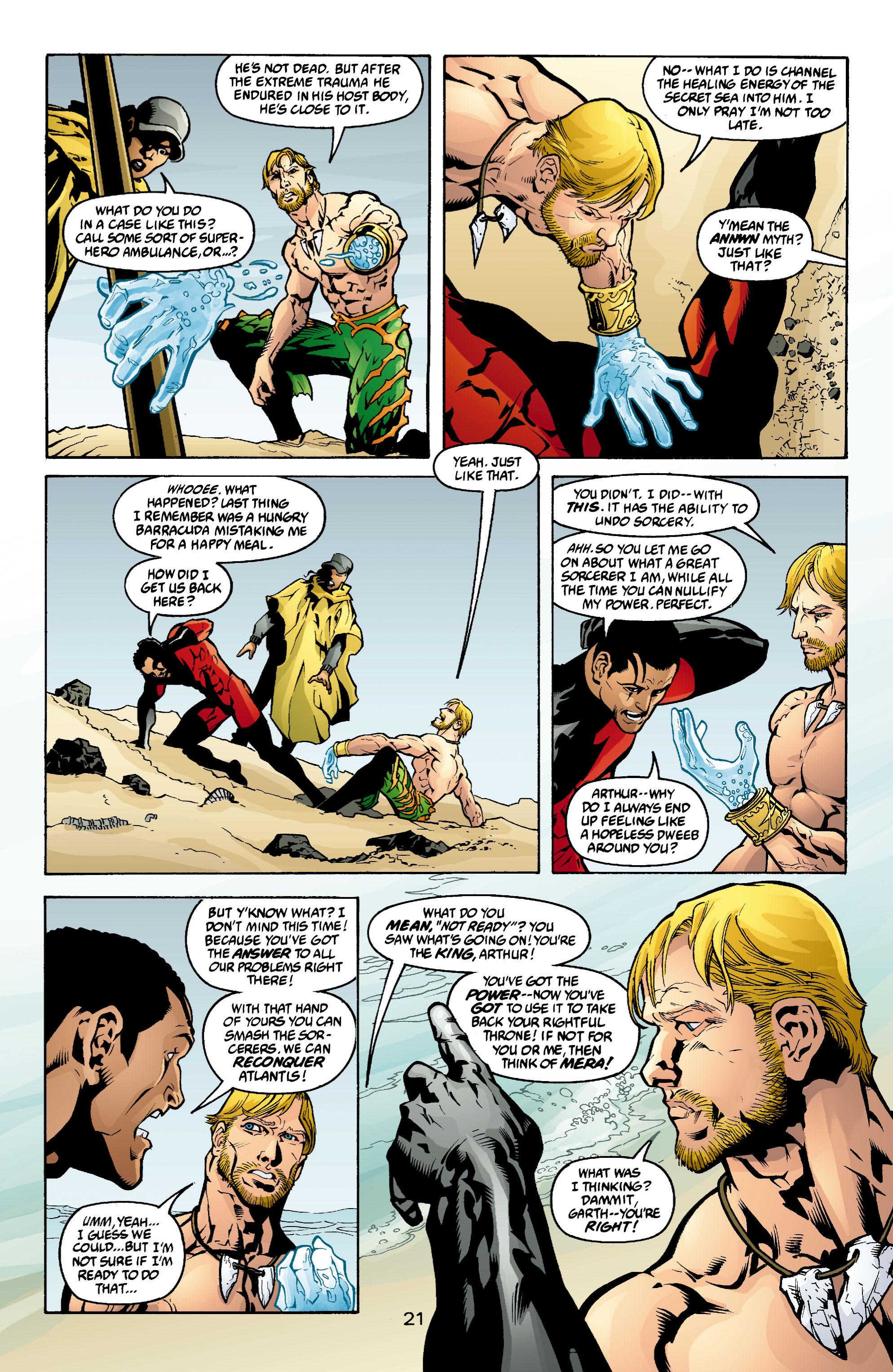 Read online Aquaman (2003) comic -  Issue #4 - 22