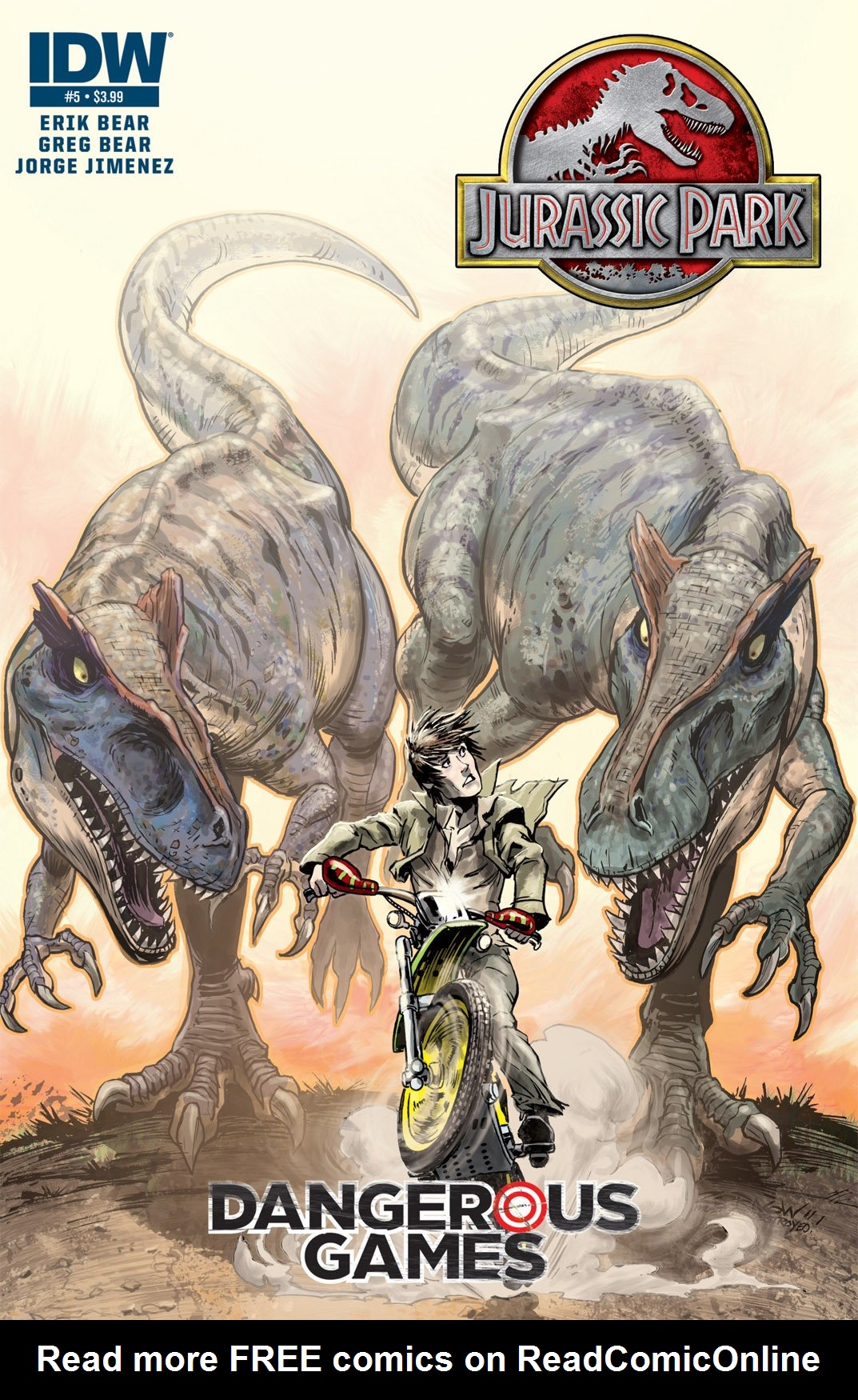 Read online Jurassic Park: Dangerous Games comic -  Issue #5 - 1