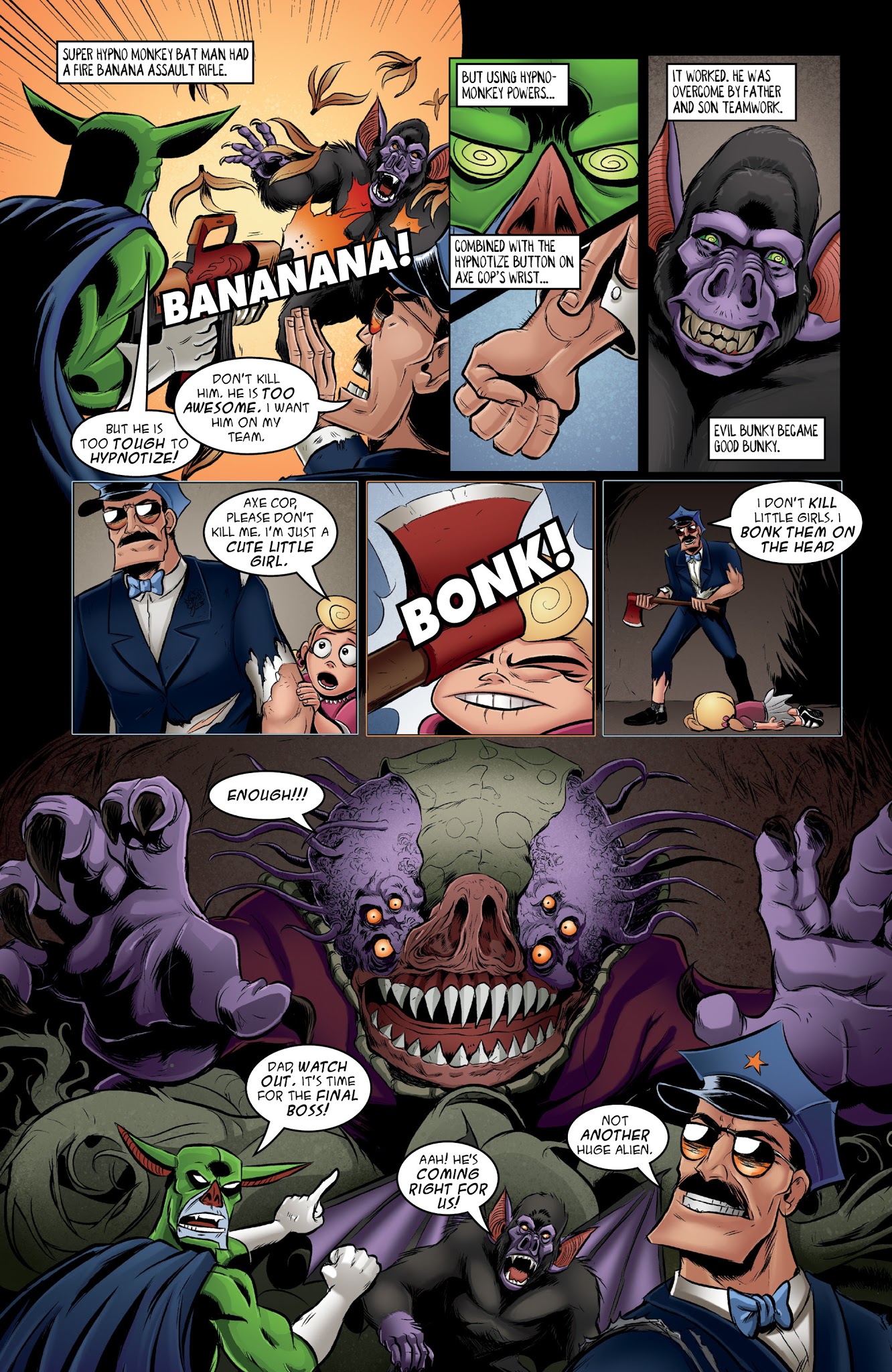 Read online Axe Cop comic -  Issue # TPB 5 - 120