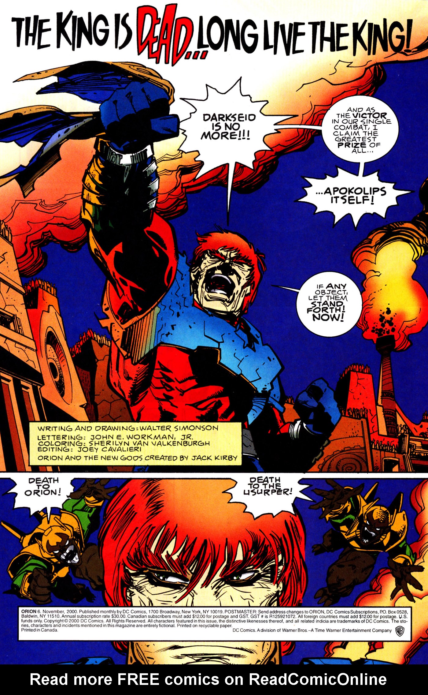 Read online Orion comic -  Issue #6 - 2