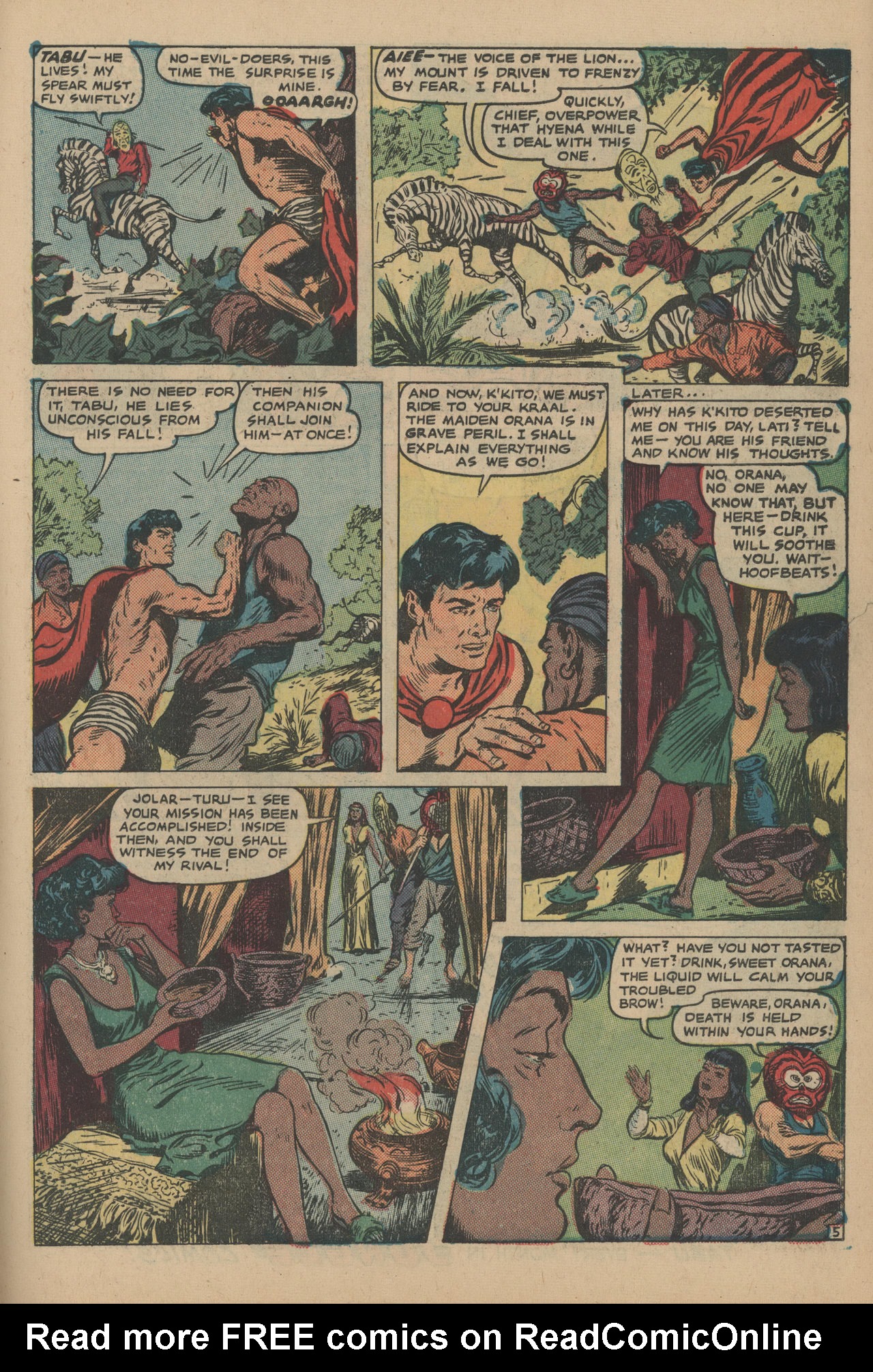 Read online Jungle Comics comic -  Issue #132 - 37
