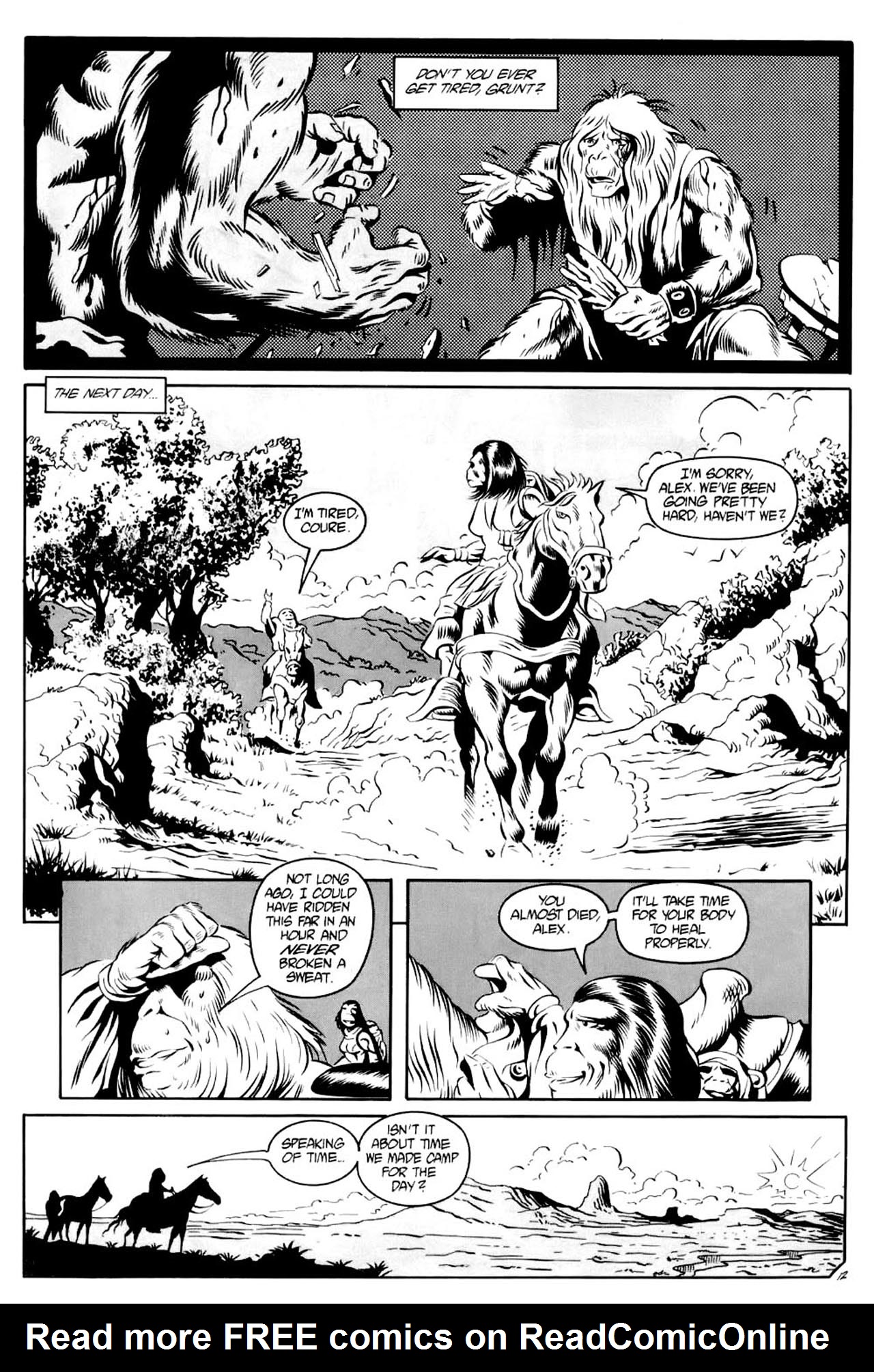 Read online Planet of the Apes (1990) comic -  Issue #7 - 14