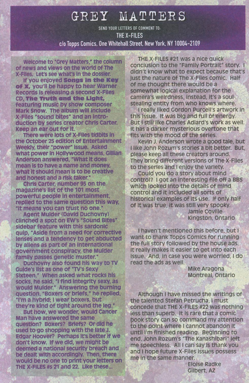 Read online The X-Files (1995) comic -  Issue #25 - 25