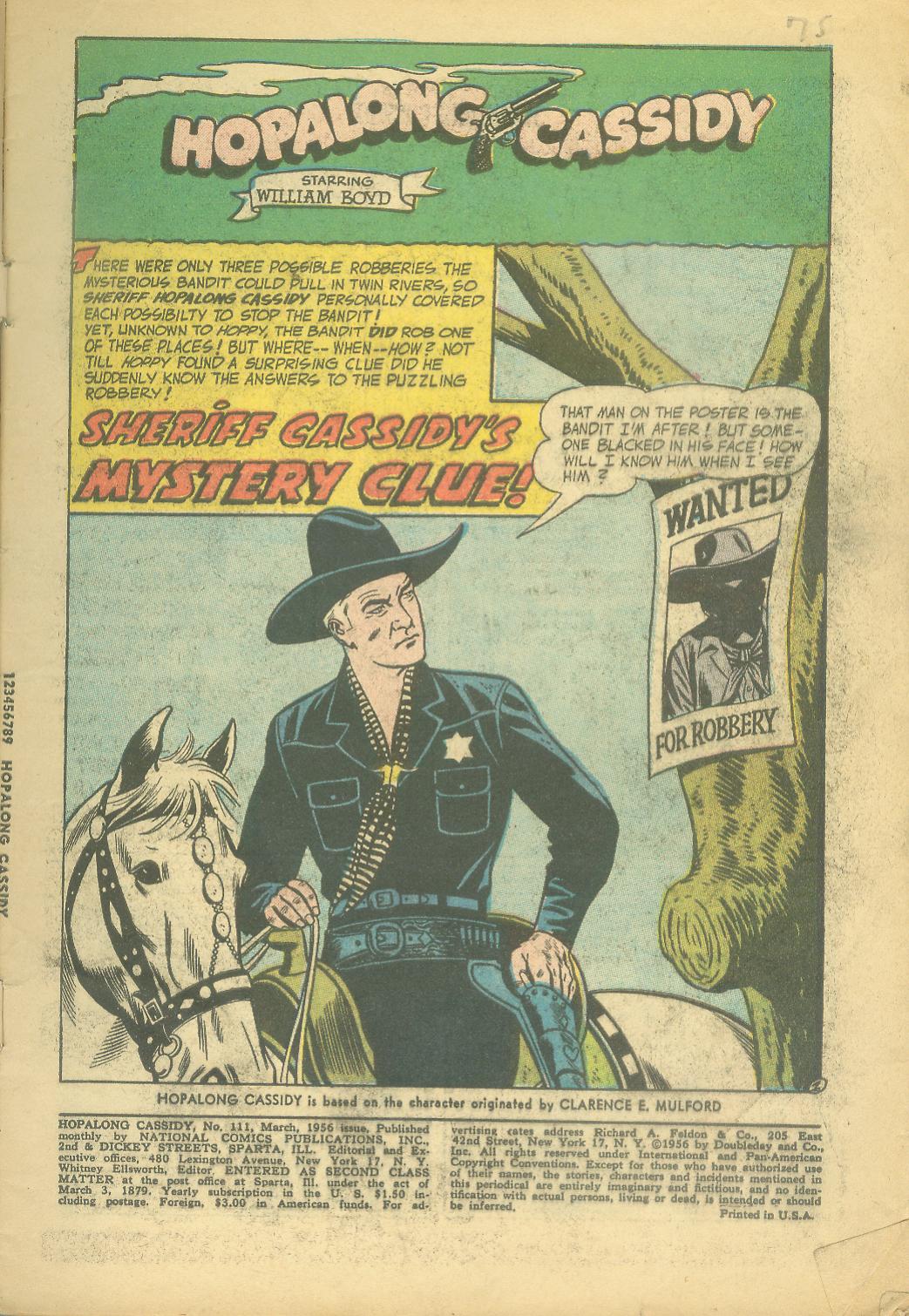 Read online Hopalong Cassidy comic -  Issue #111 - 3