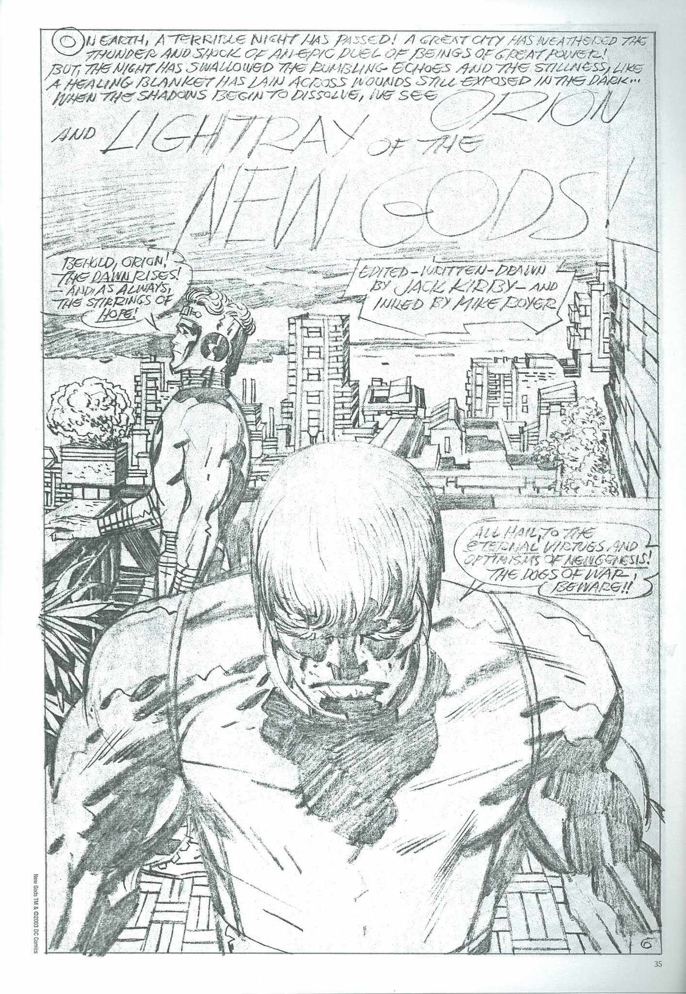 Read online The Jack Kirby Collector comic -  Issue #39 - 37