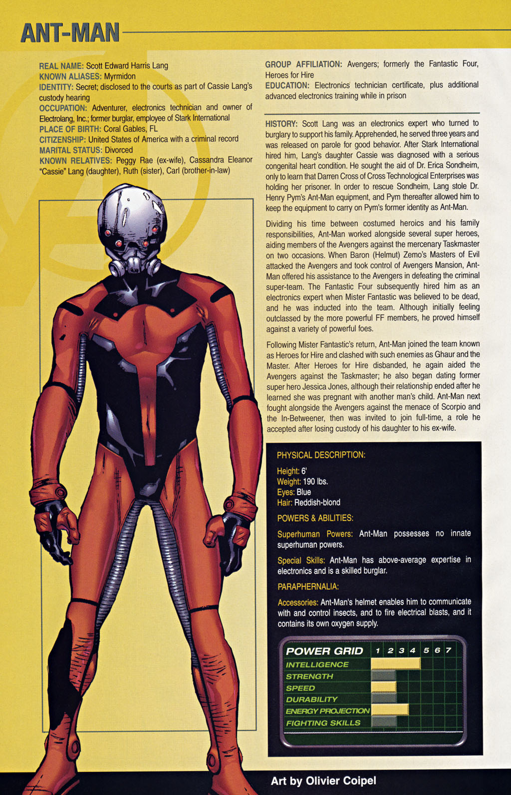 Read online The Official Handbook of the Marvel Universe: The Avengers comic -  Issue # Full - 5