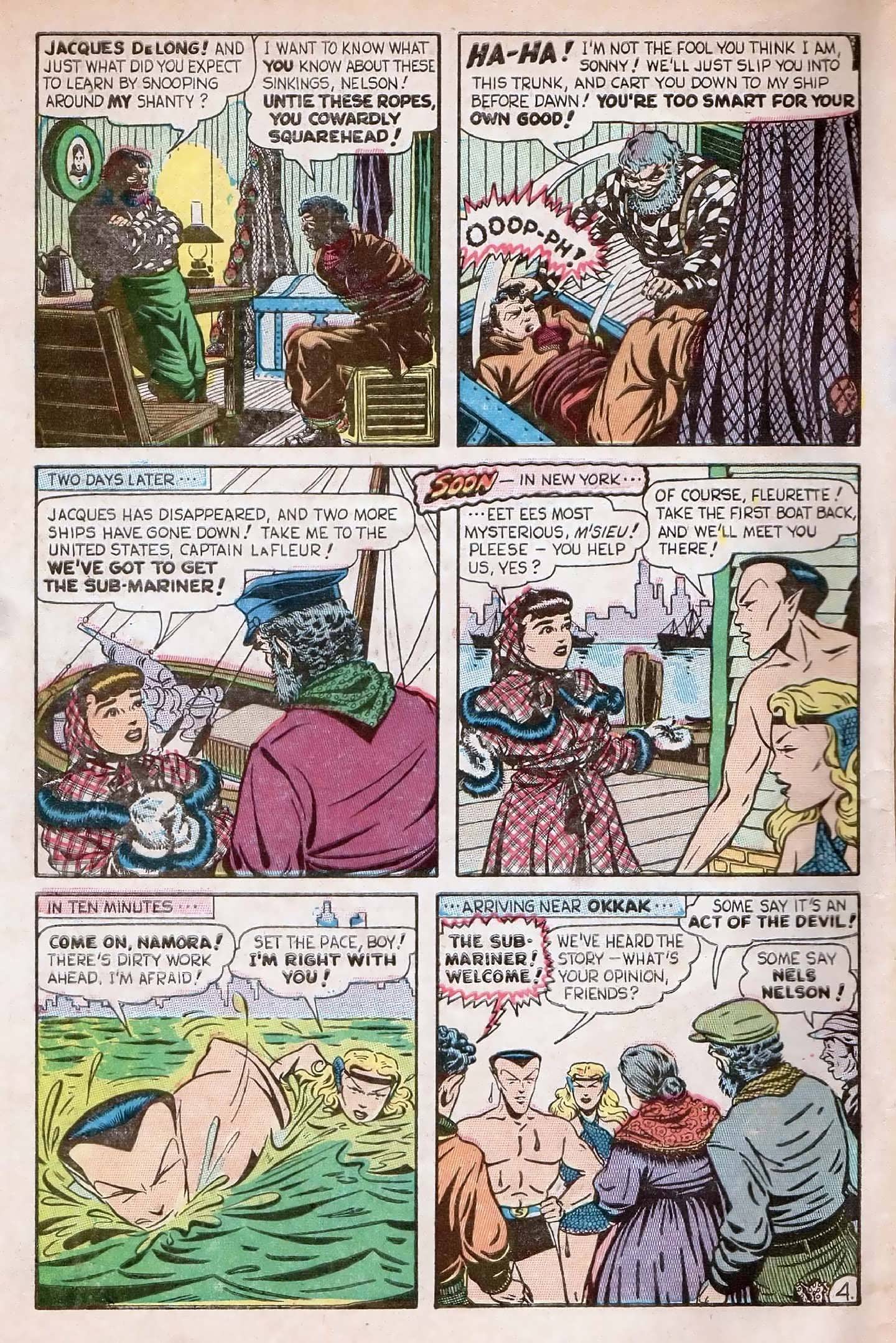 Read online Sub-Mariner Comics comic -  Issue #27 - 6