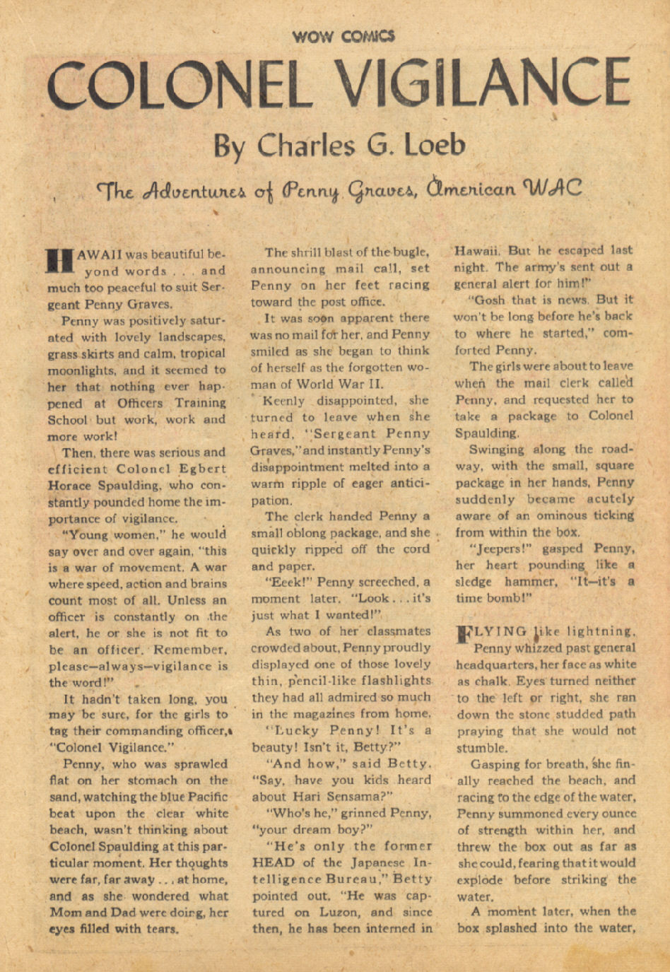 Read online Wow Comics comic -  Issue #44 - 35