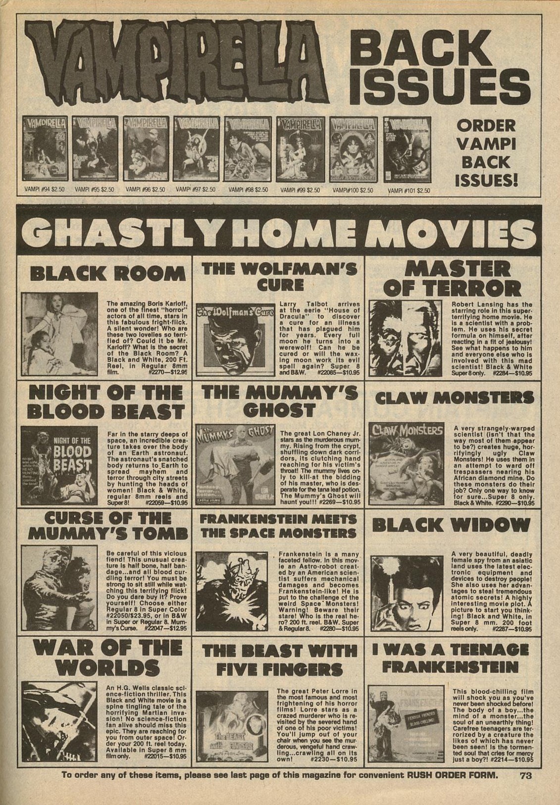 Read online Vampirella (1969) comic -  Issue #102 - 73