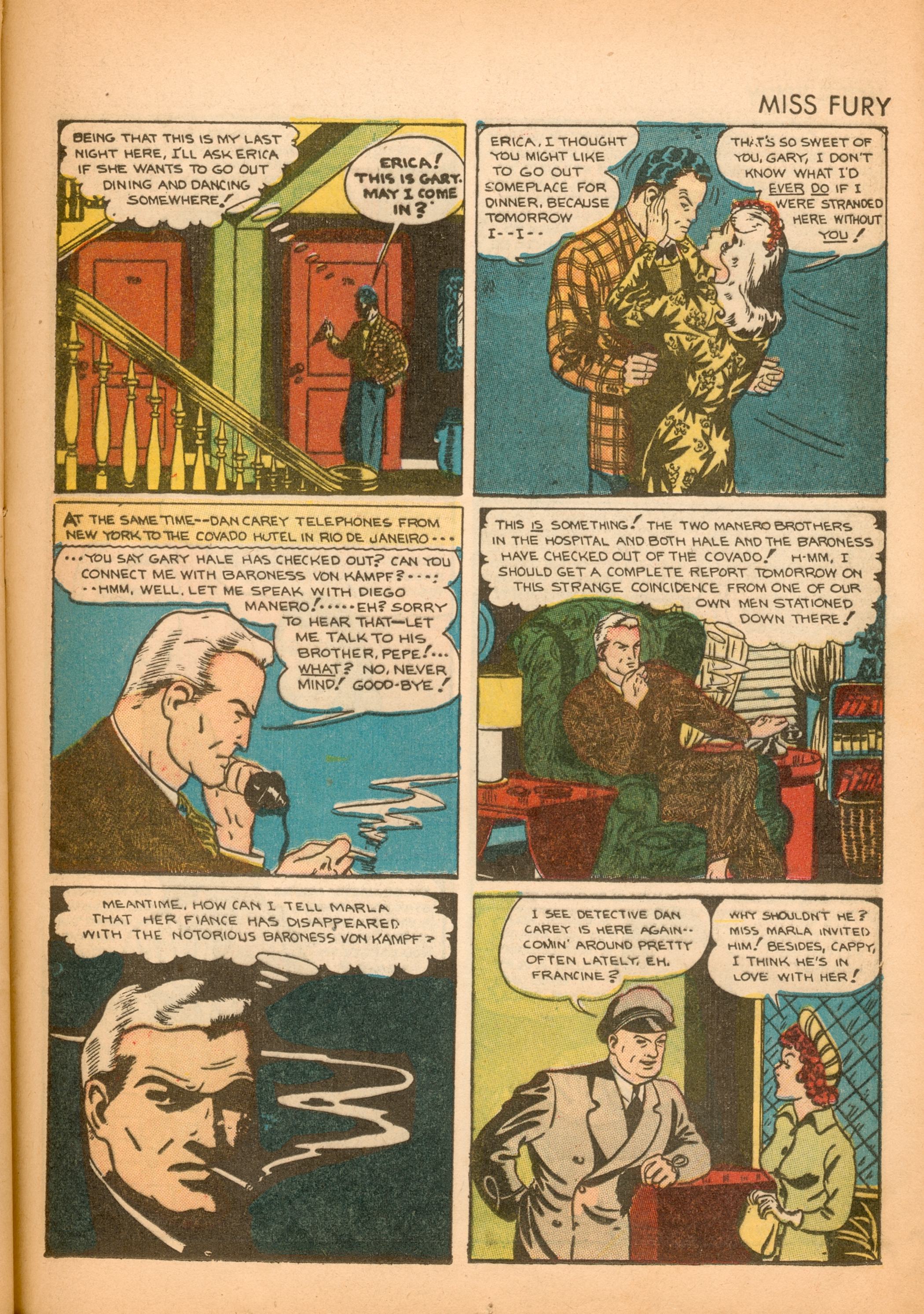 Read online Miss Fury (1942) comic -  Issue #2 - 38