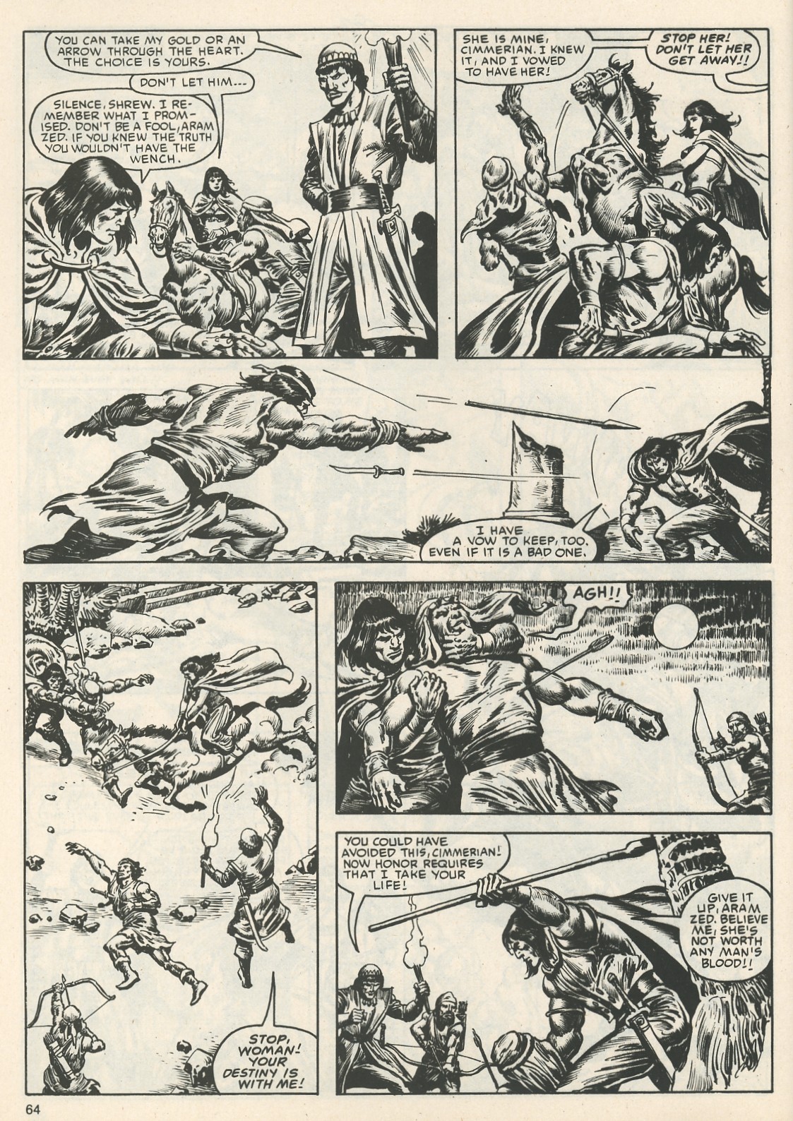 Read online The Savage Sword Of Conan comic -  Issue #111 - 67