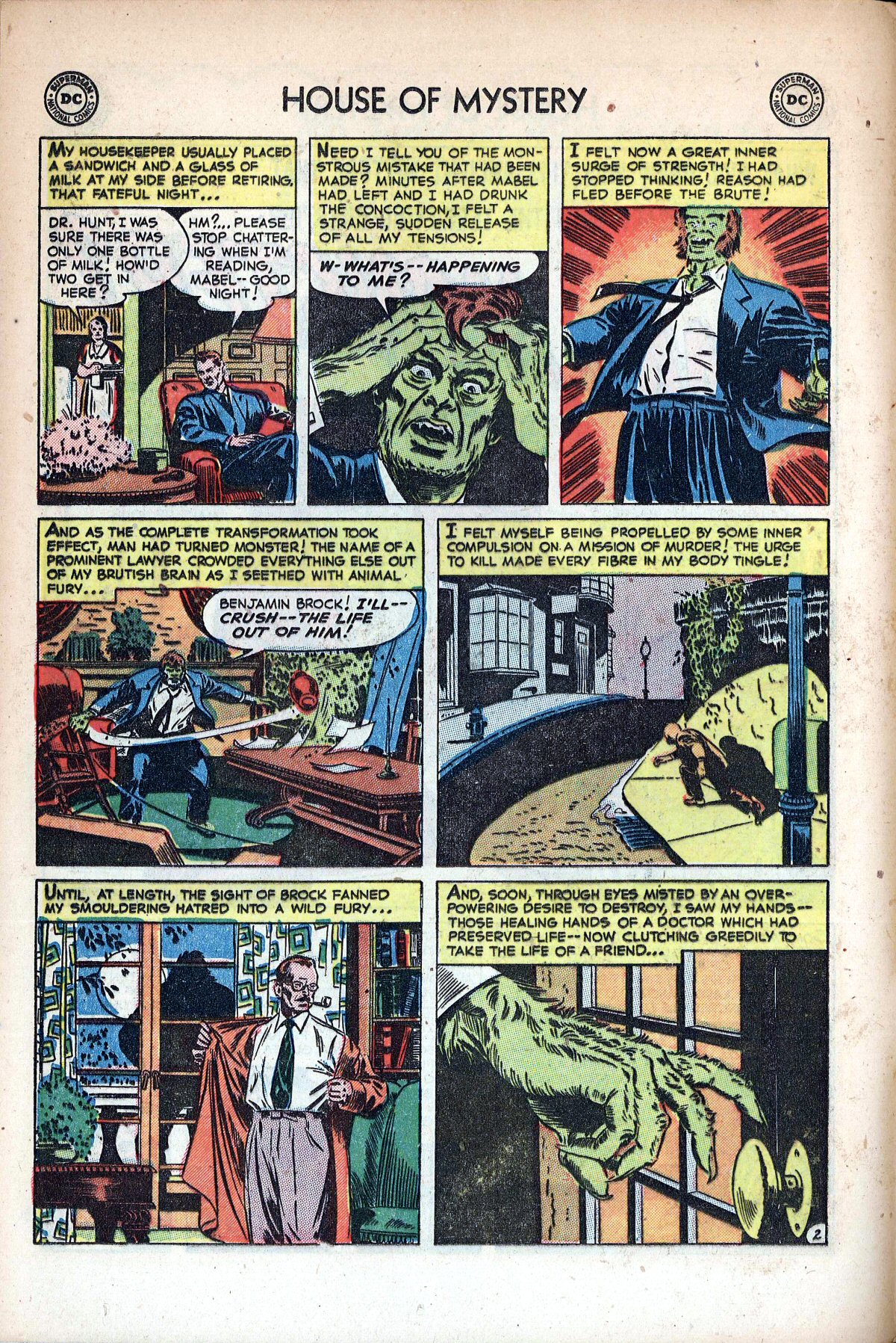Read online House of Mystery (1951) comic -  Issue #1 - 15