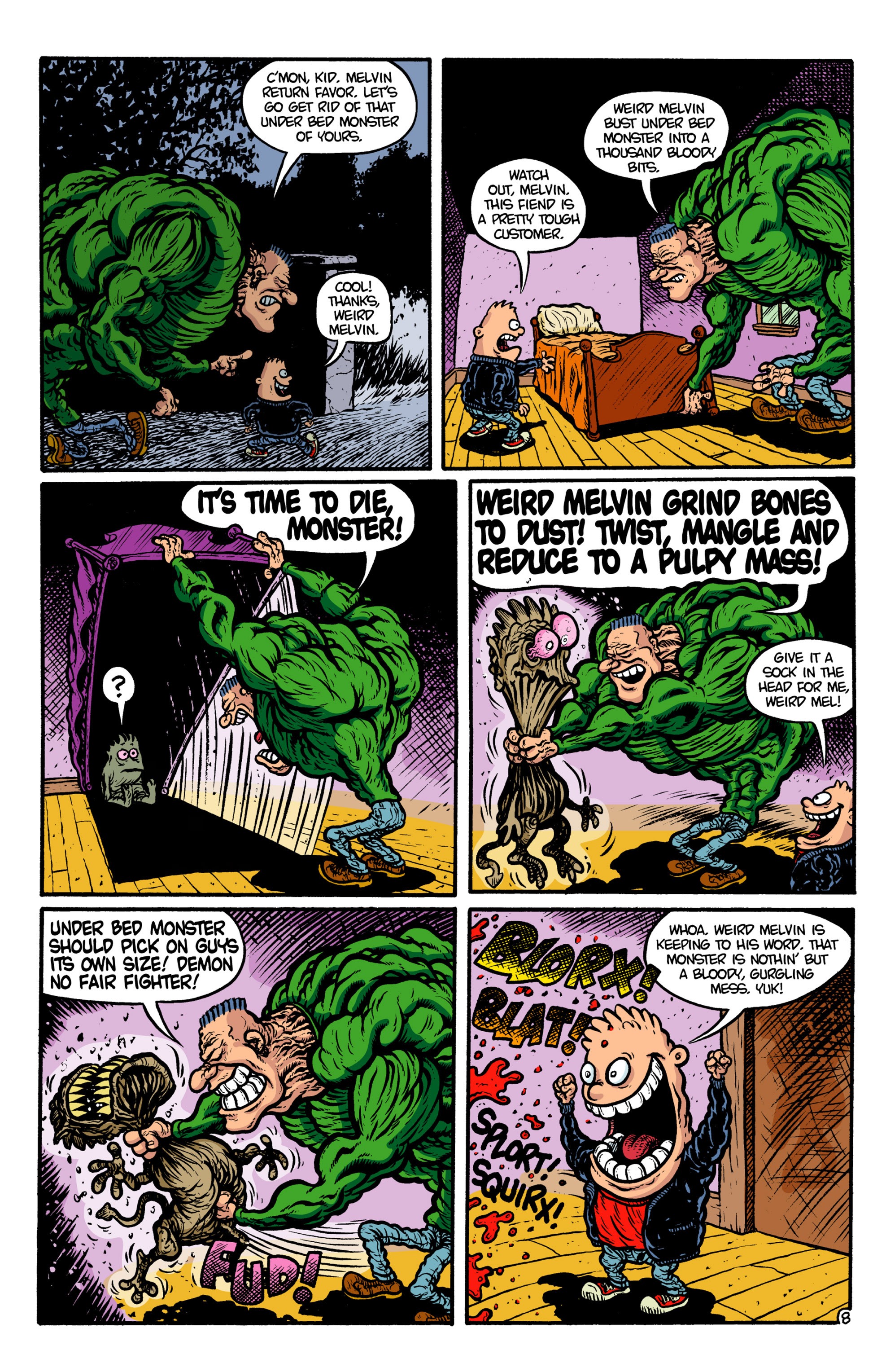 Read online Weird Melvin comic -  Issue #5 - 12
