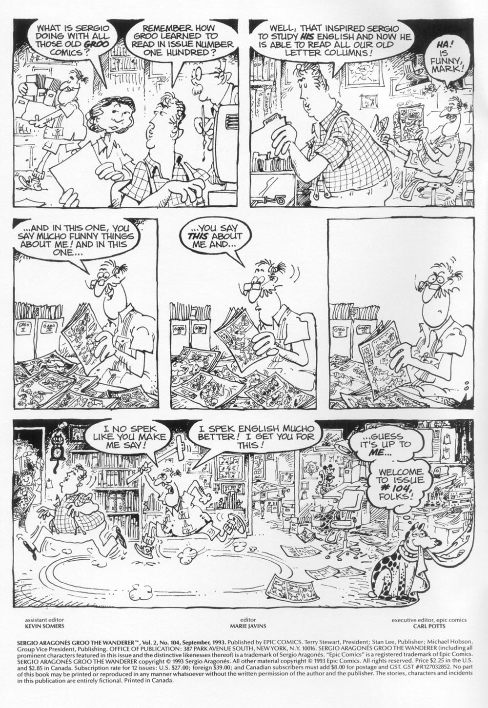Read online Sergio Aragonés Groo the Wanderer comic -  Issue #104 - 2