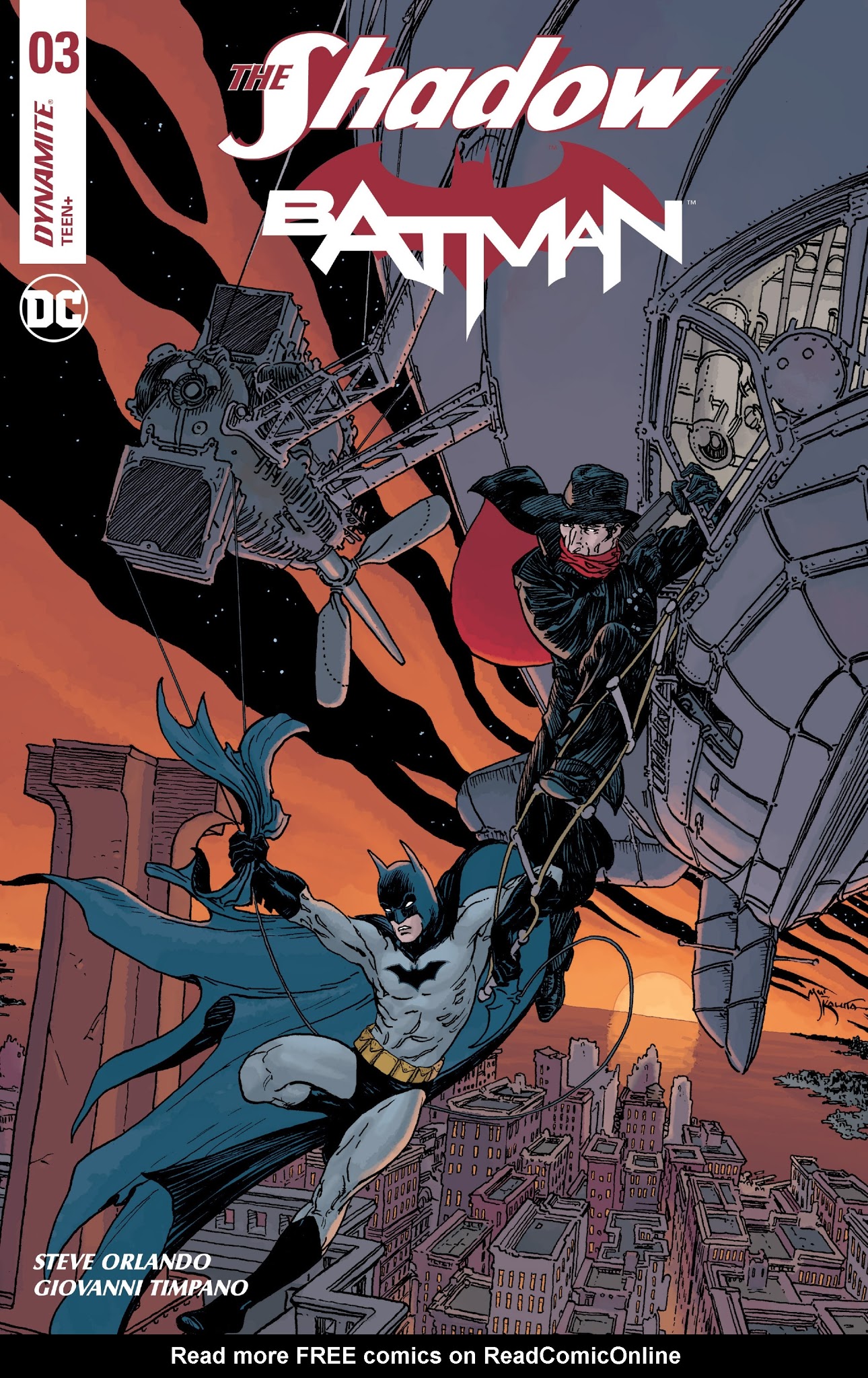 Read online The Shadow/Batman comic -  Issue #3 - 1