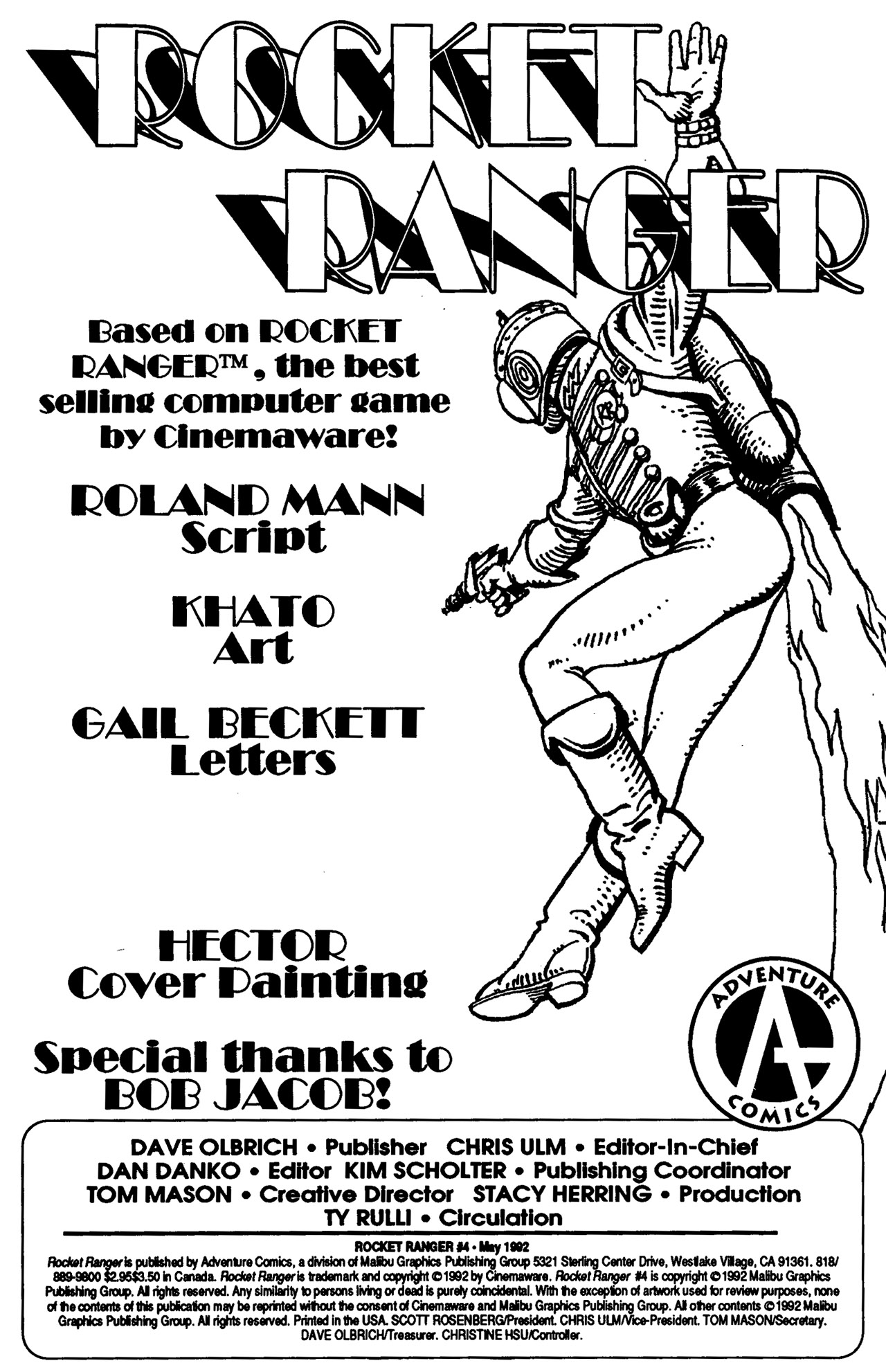 Read online Rocket Ranger comic -  Issue #4 - 2