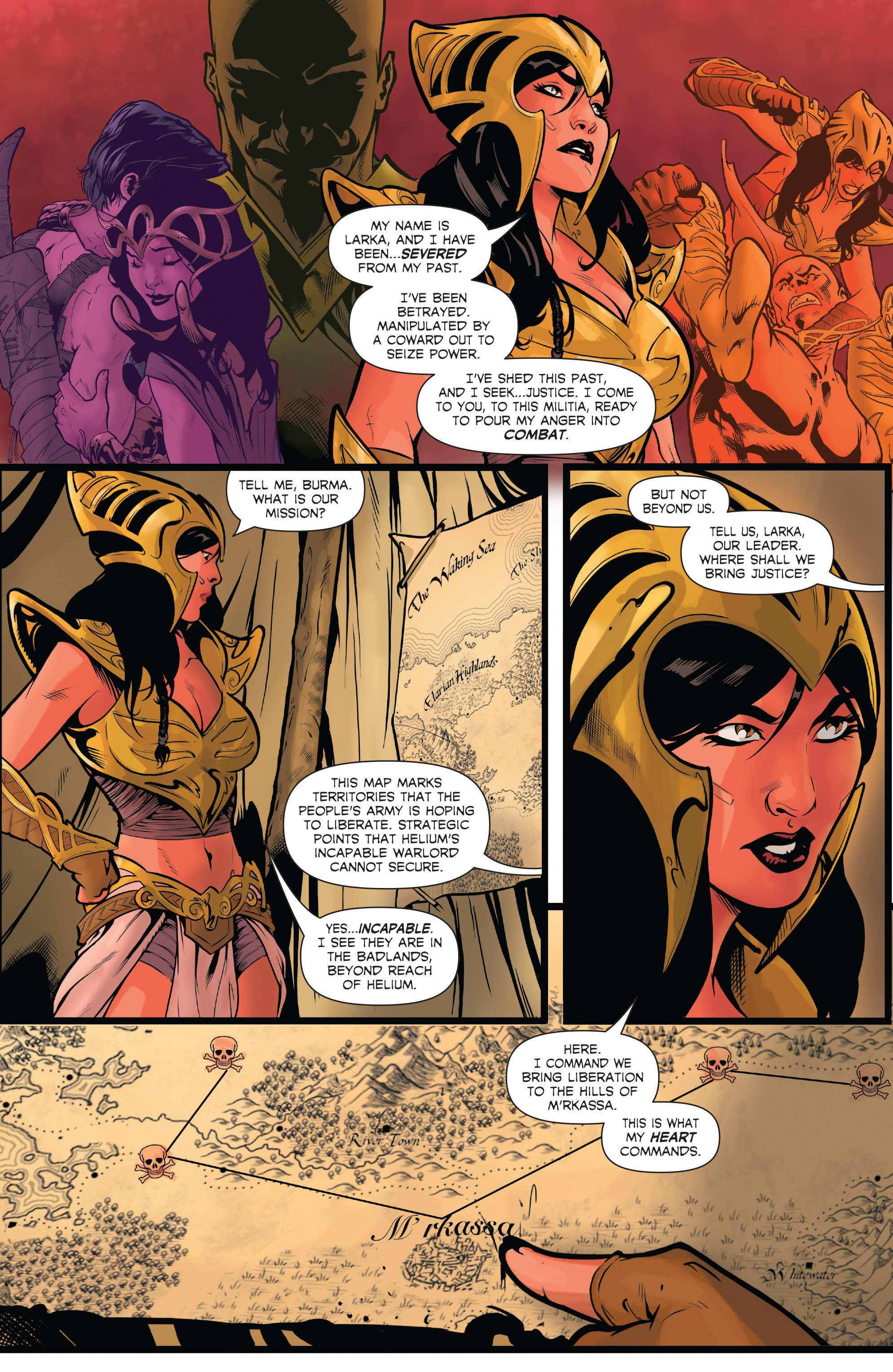 Read online Dejah Thoris comic -  Issue #3 - 7
