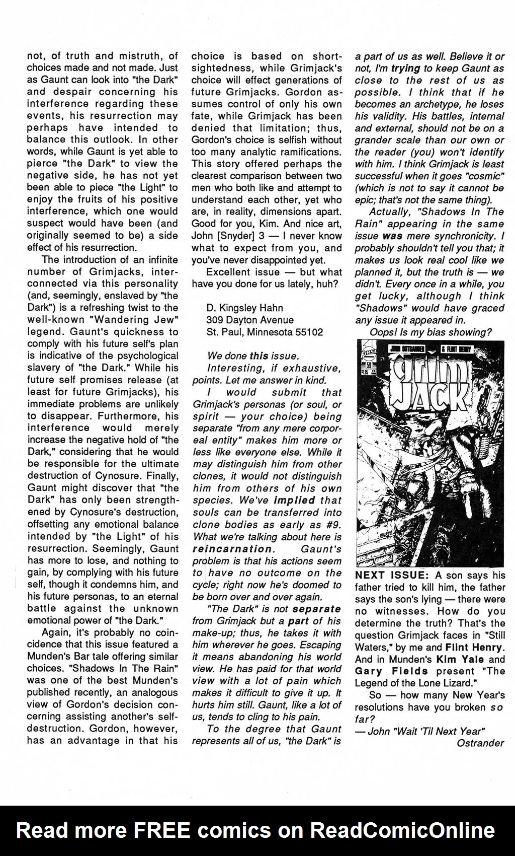 Read online Grimjack comic -  Issue #58 - 34