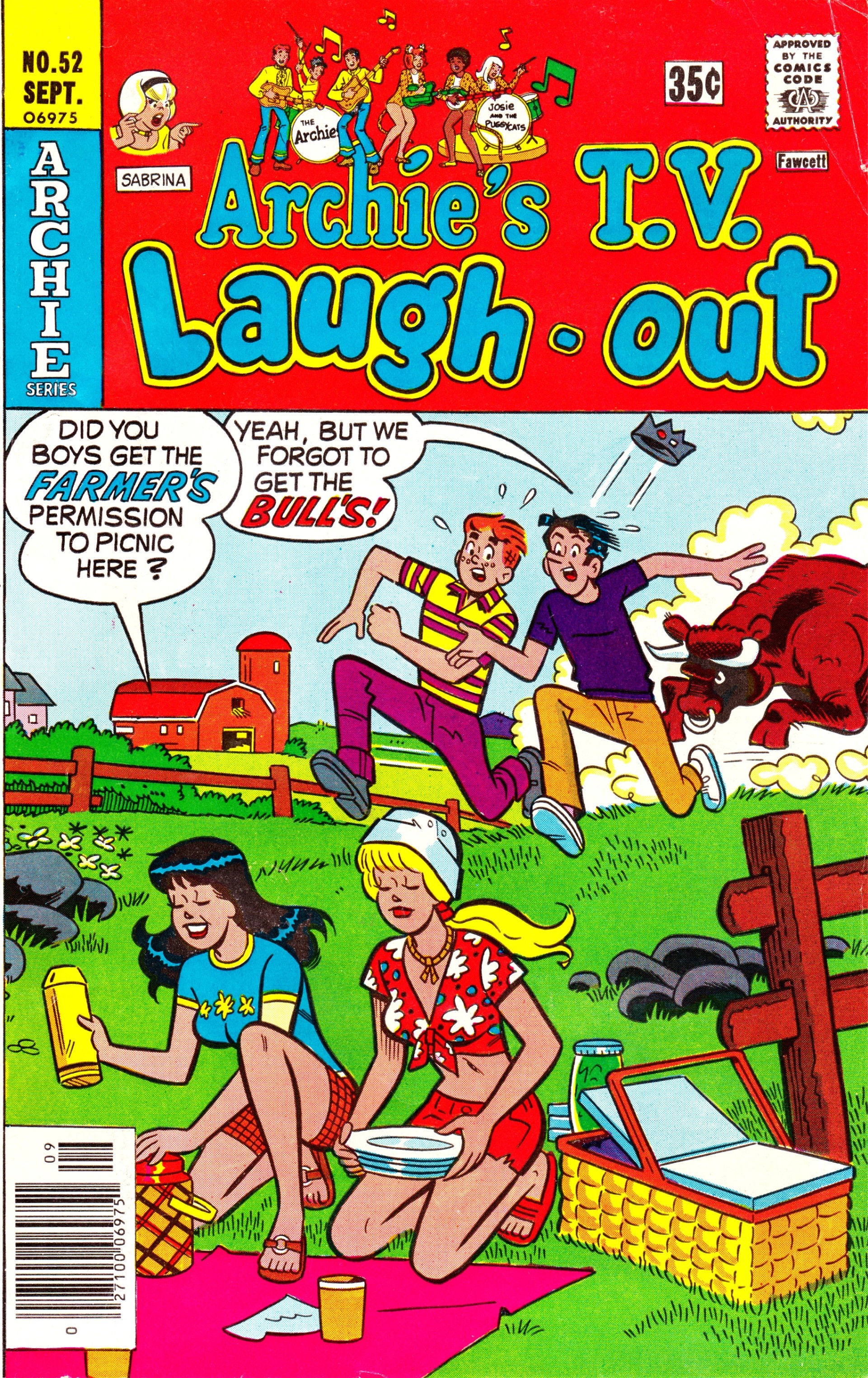 Read online Archie's TV Laugh-Out comic -  Issue #52 - 1