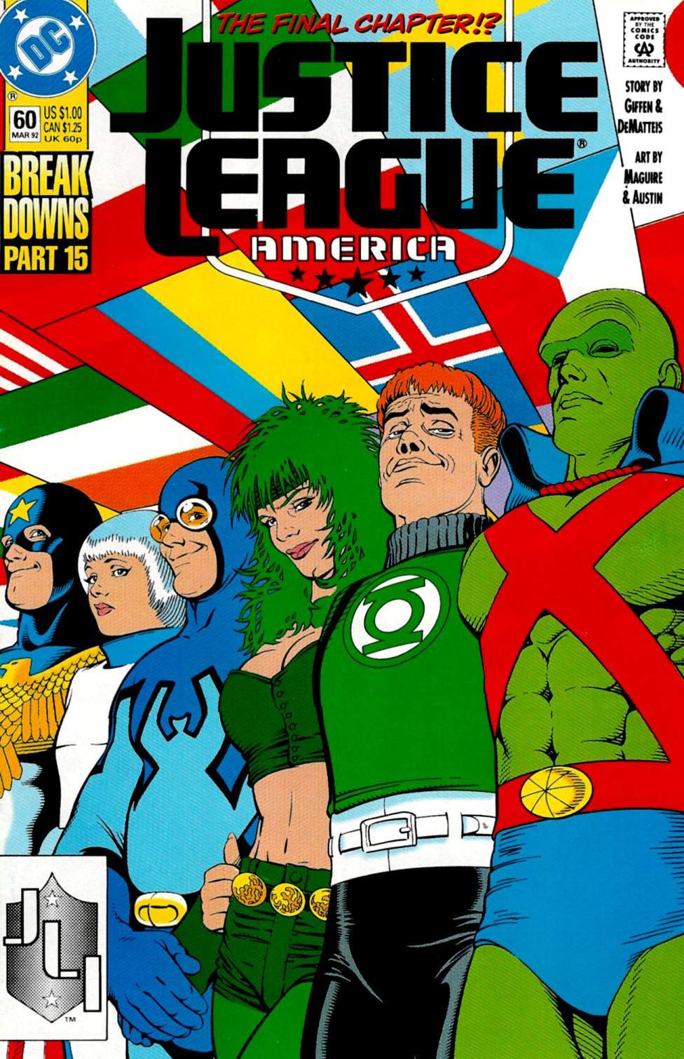 Read online Justice League America comic -  Issue #60 - 1
