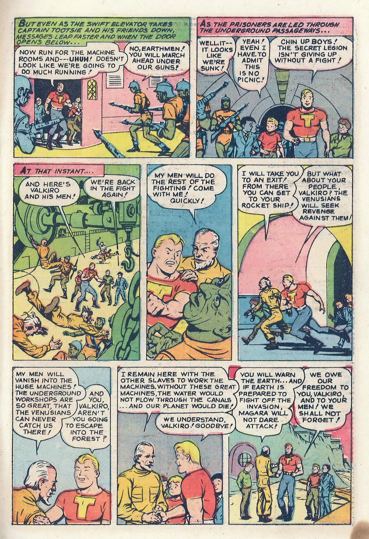 Read online Adventure of Captain Tootsie & the Space Legion comic -  Issue #1 - 21