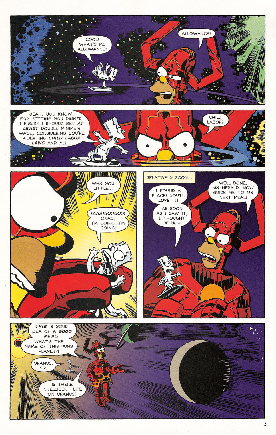 Read online Bongo Comics Presents Simpsons Super Spectacular comic -  Issue #3 - 4