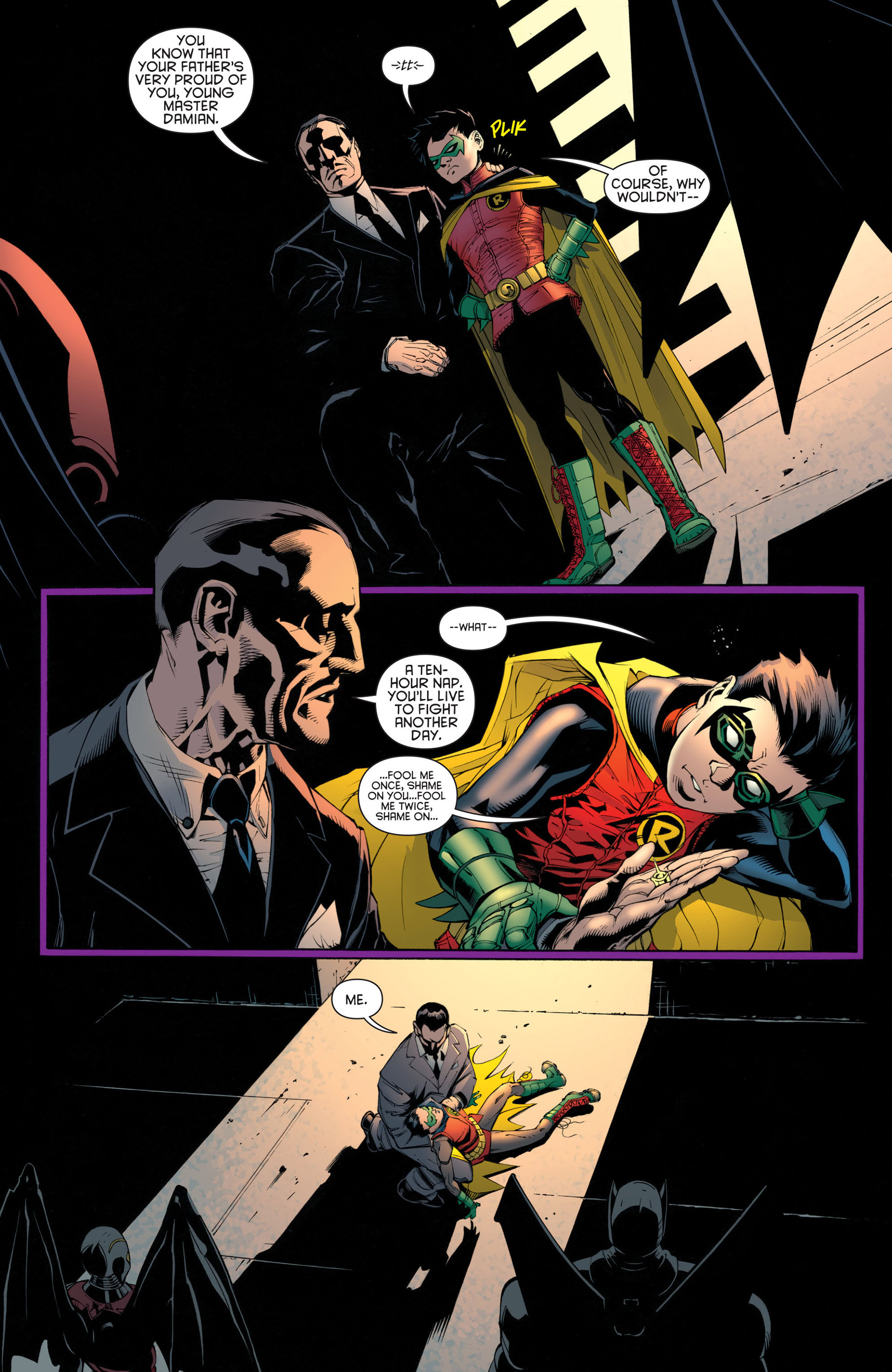 Read online Batman and Robin (2011) comic -  Issue #23 - Batman and Nightwing - 18