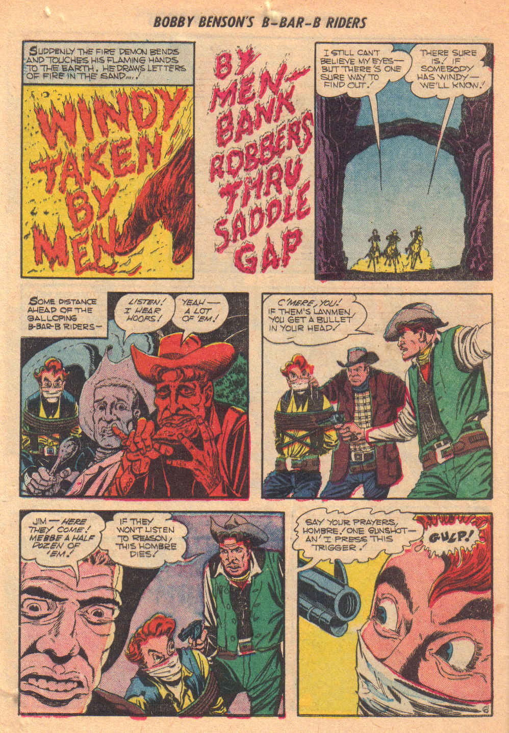 Read online Bobby Benson's B-Bar-B Riders comic -  Issue #16 - 32