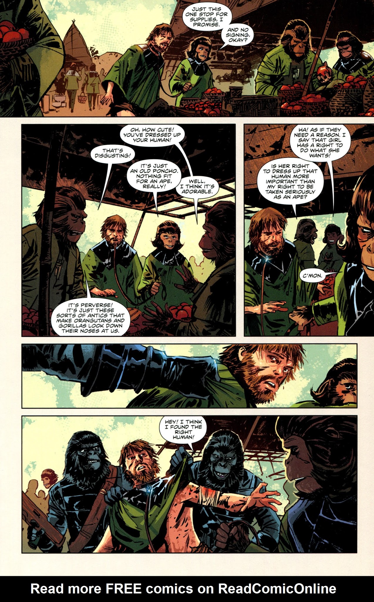 Read online Betrayal of the Planet of the Apes comic -  Issue #3 - 7
