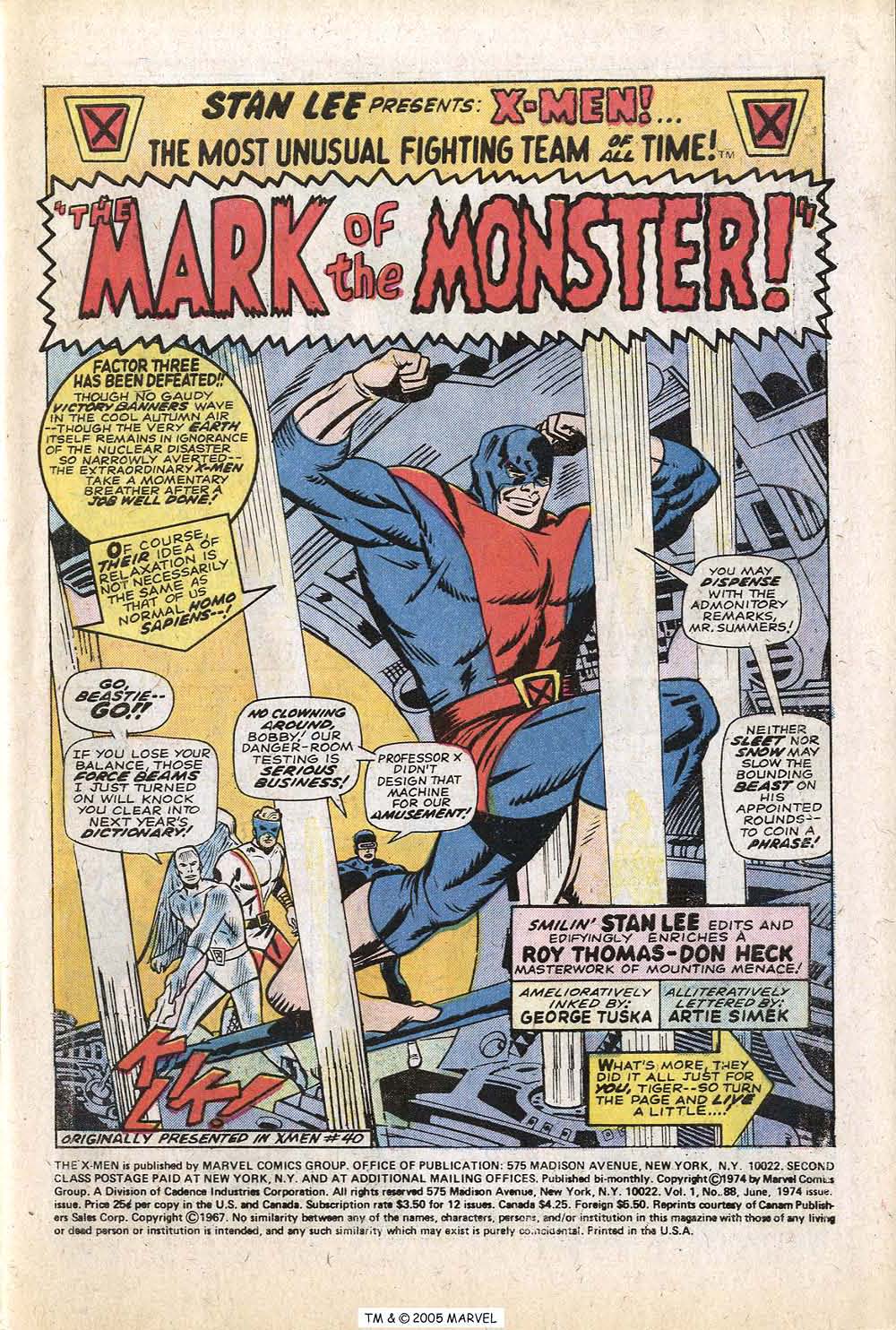 Read online Uncanny X-Men (1963) comic -  Issue #88 - 3