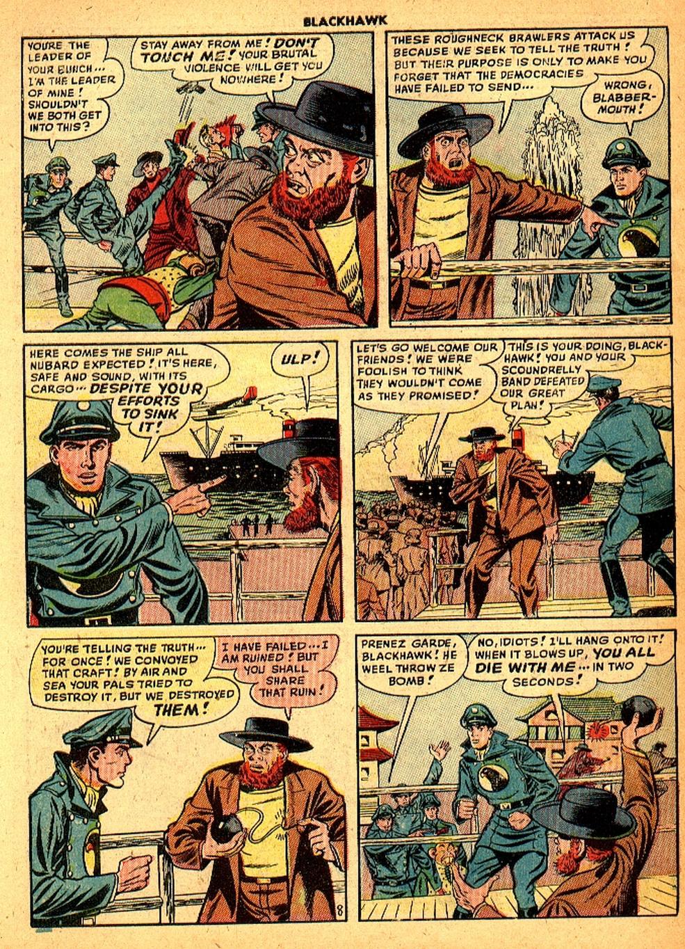 Read online Blackhawk (1957) comic -  Issue #28 - 30
