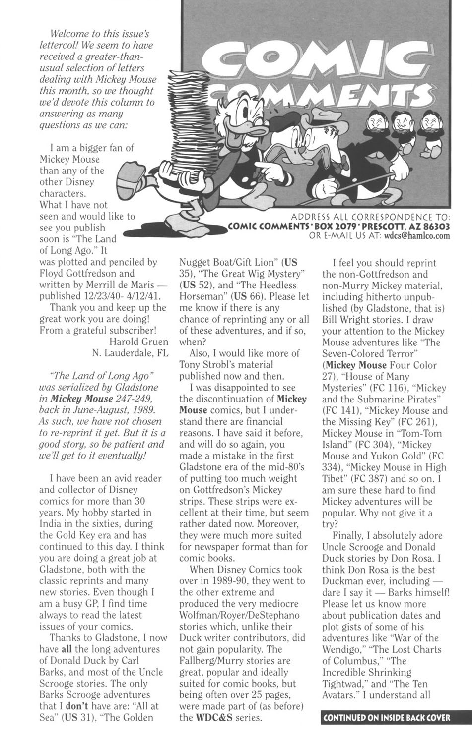 Read online Walt Disney's Comics and Stories comic -  Issue #614 - 2