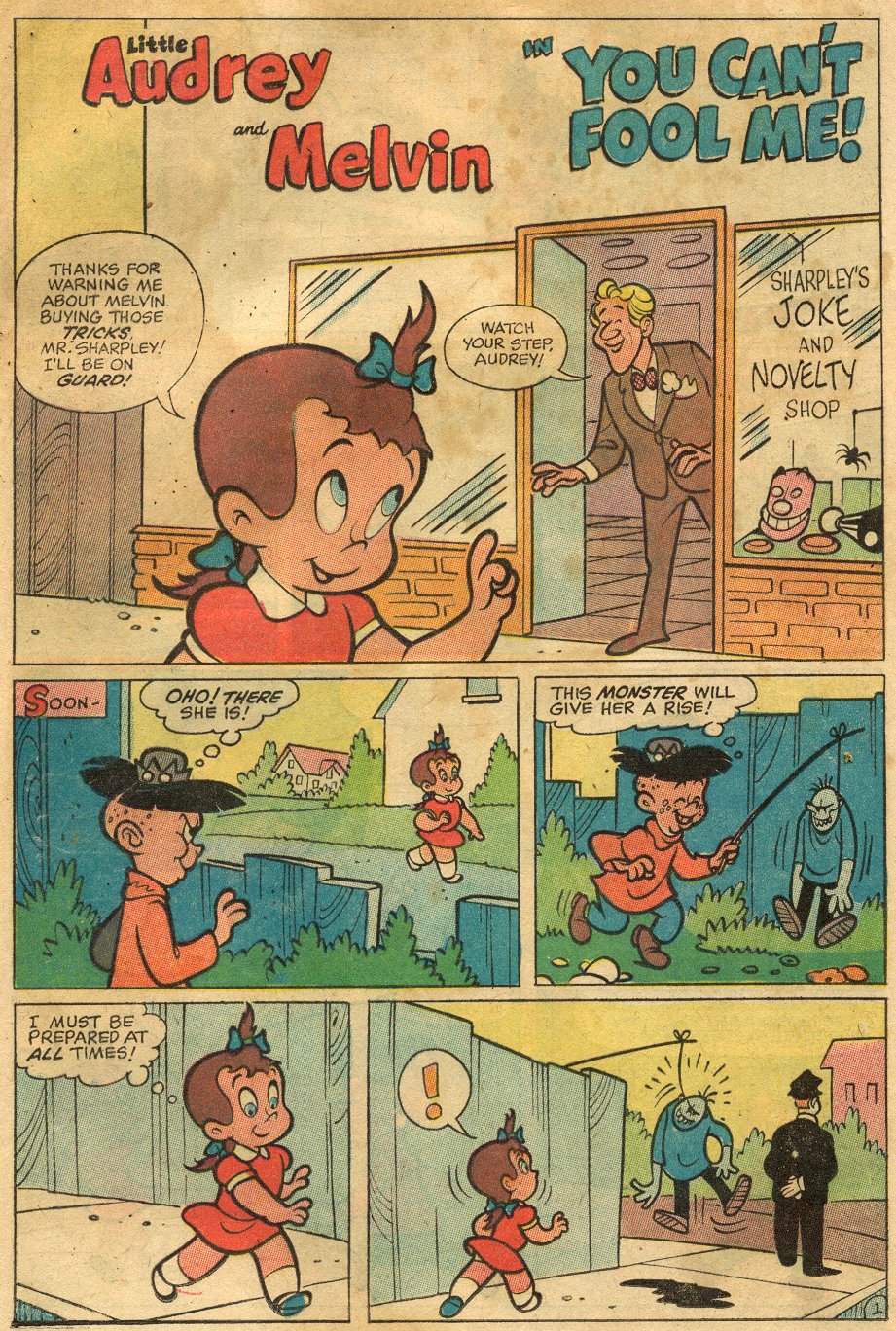 Read online Little Audrey And Melvin comic -  Issue #31 - 16
