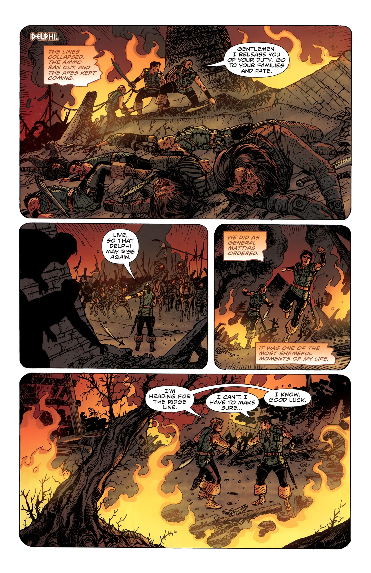 Read online Planet of the Apes (2011) comic -  Issue #6 - 16