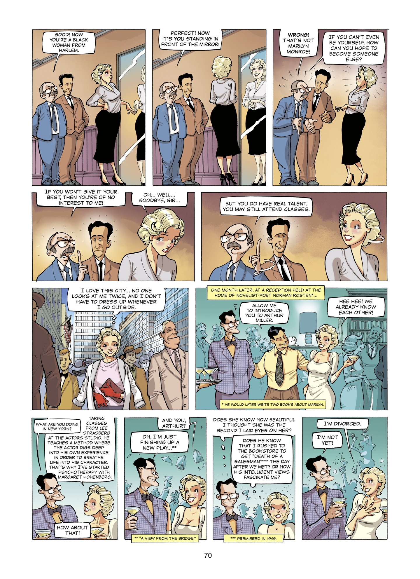 Read online The Stars of History: Marilyn Monroe comic -  Issue # TPB - 70